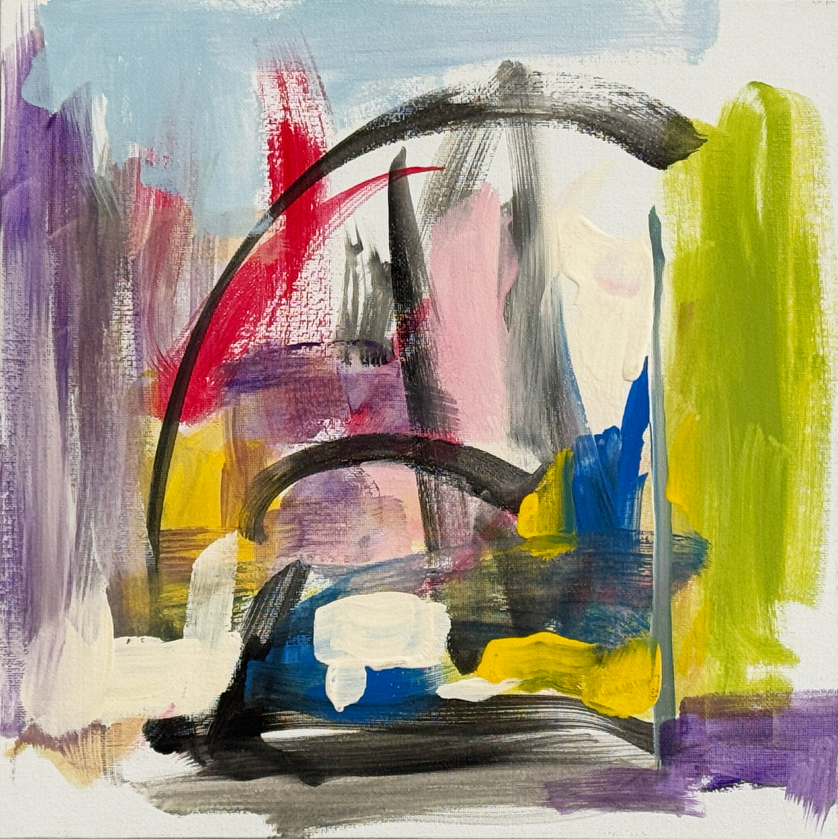 City, Abstract
Acrylic on board 12"x12"