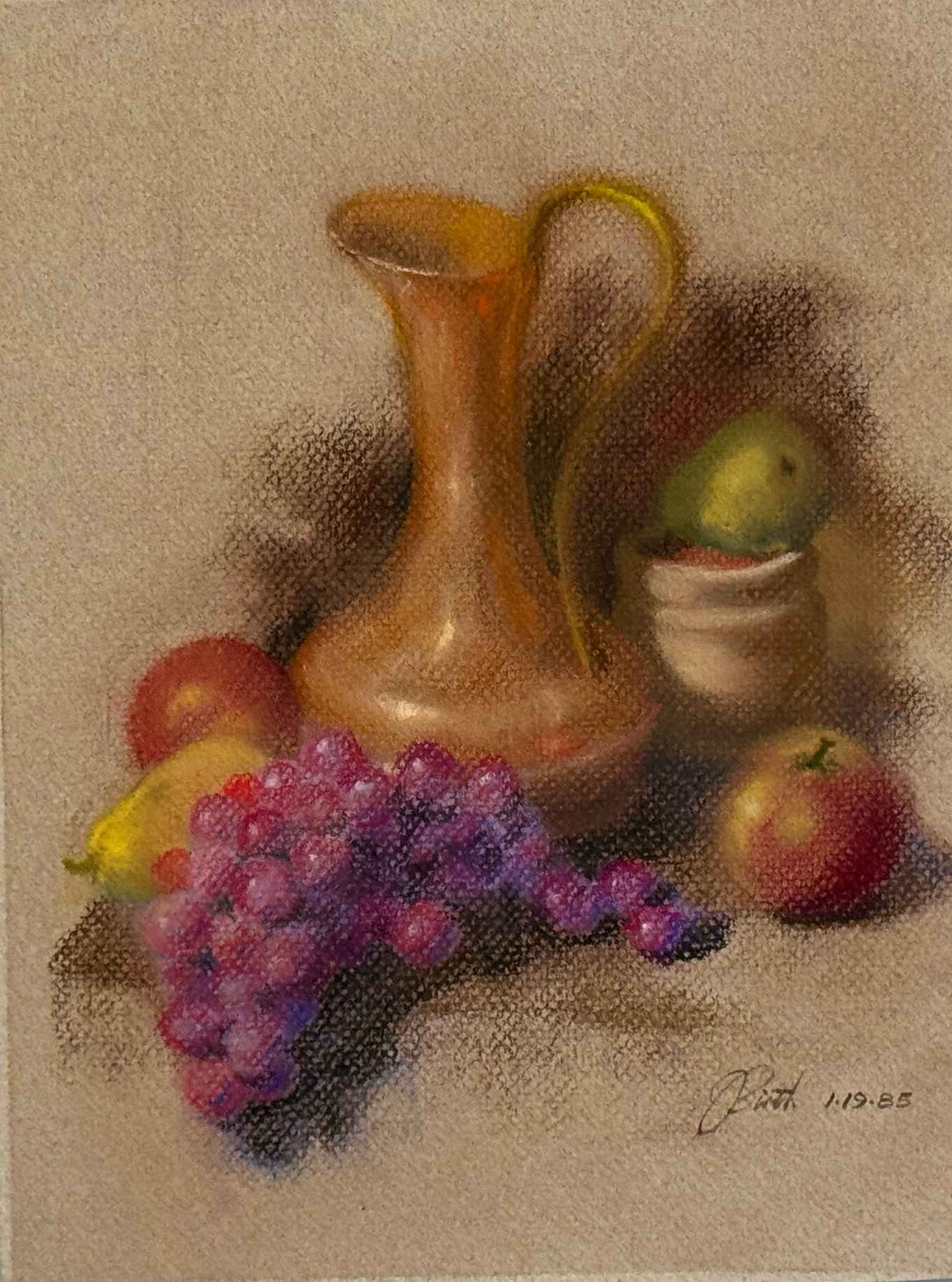 Pastel Still Art 
9.5"x12"
Crayon on paper
// Original NFS