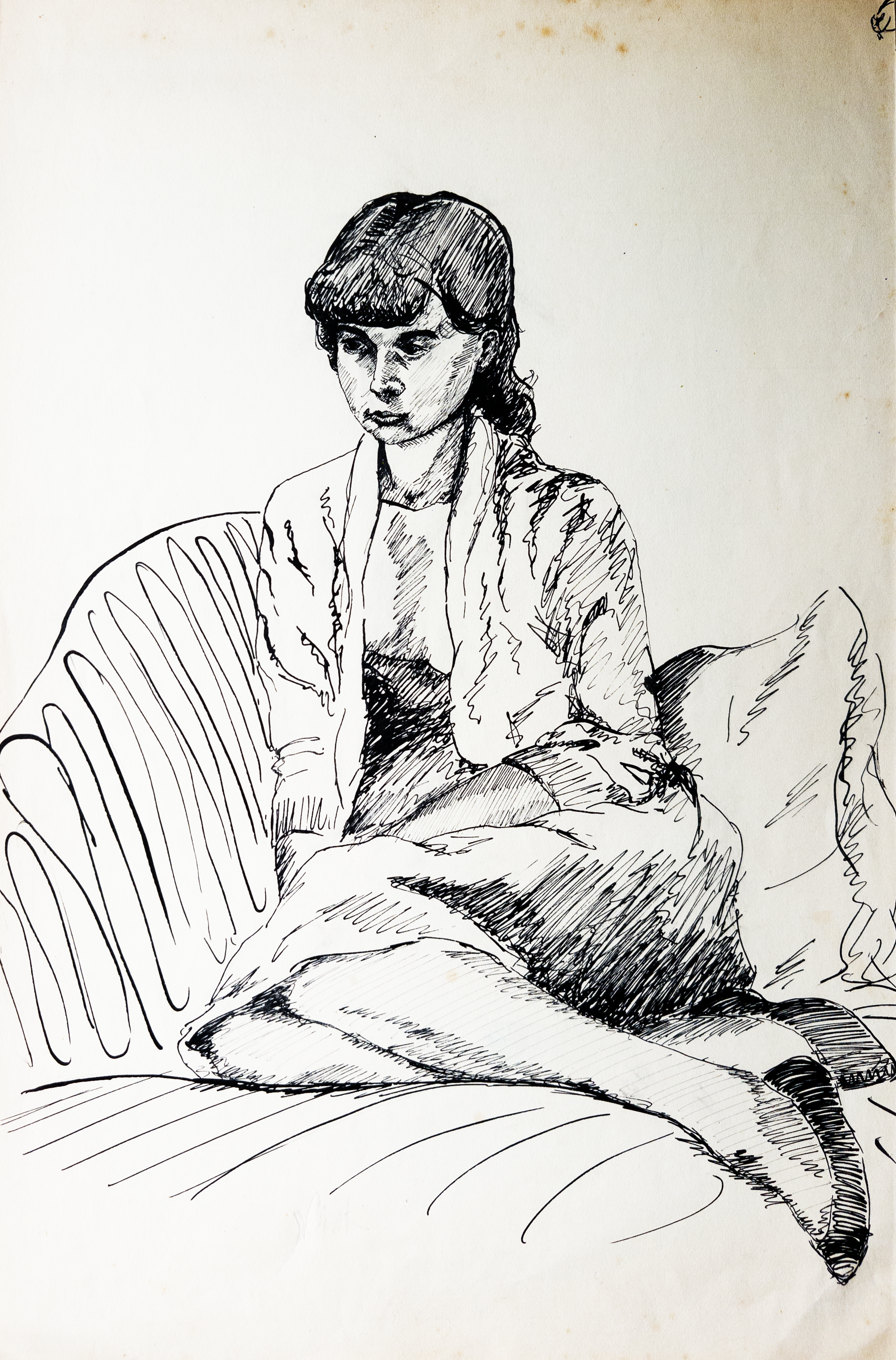 PAULINE
Pen and Ink on paper 11"x14"
//Original NFS 