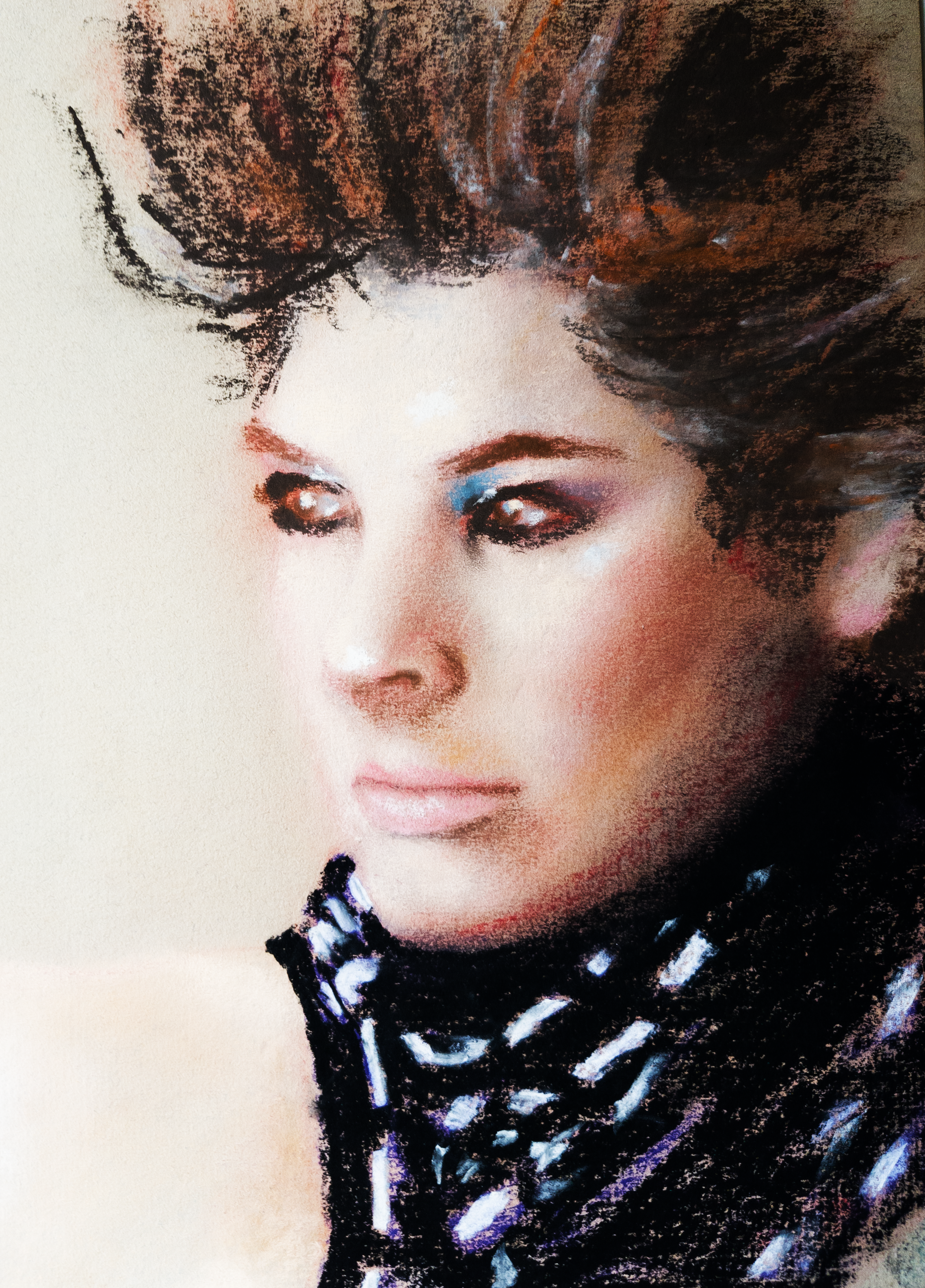 STUDY FOR PORTRAIT
Pastel on paper 12"x9"
//Original NFS 