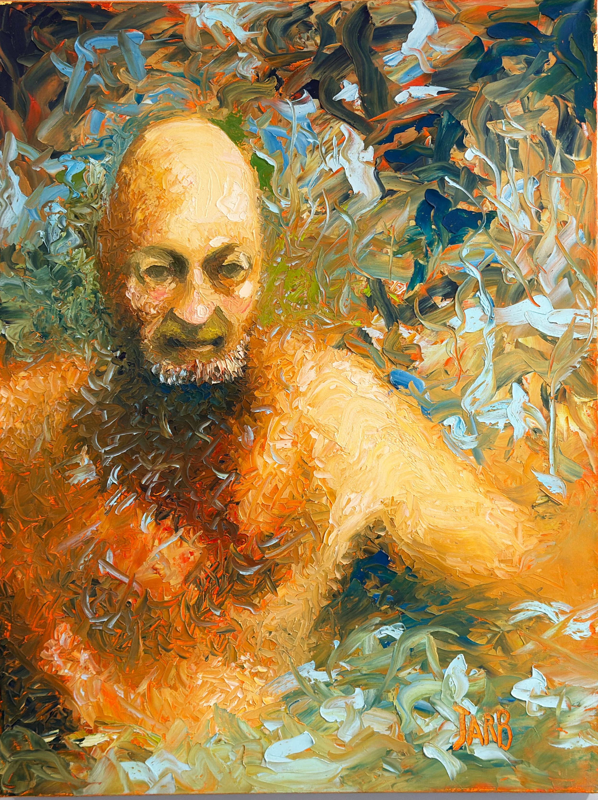 Gerry in Pool
Oil on canvas 29"x22"