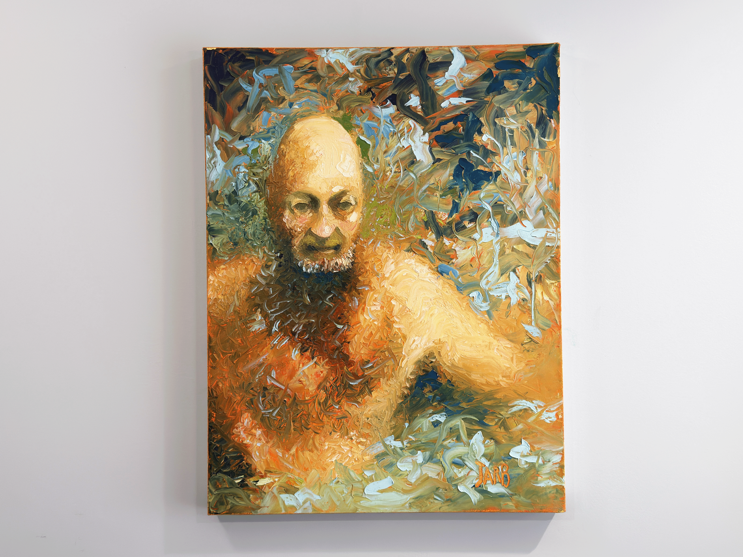 Gerry in Pool
Oil on canvas 29"x22"