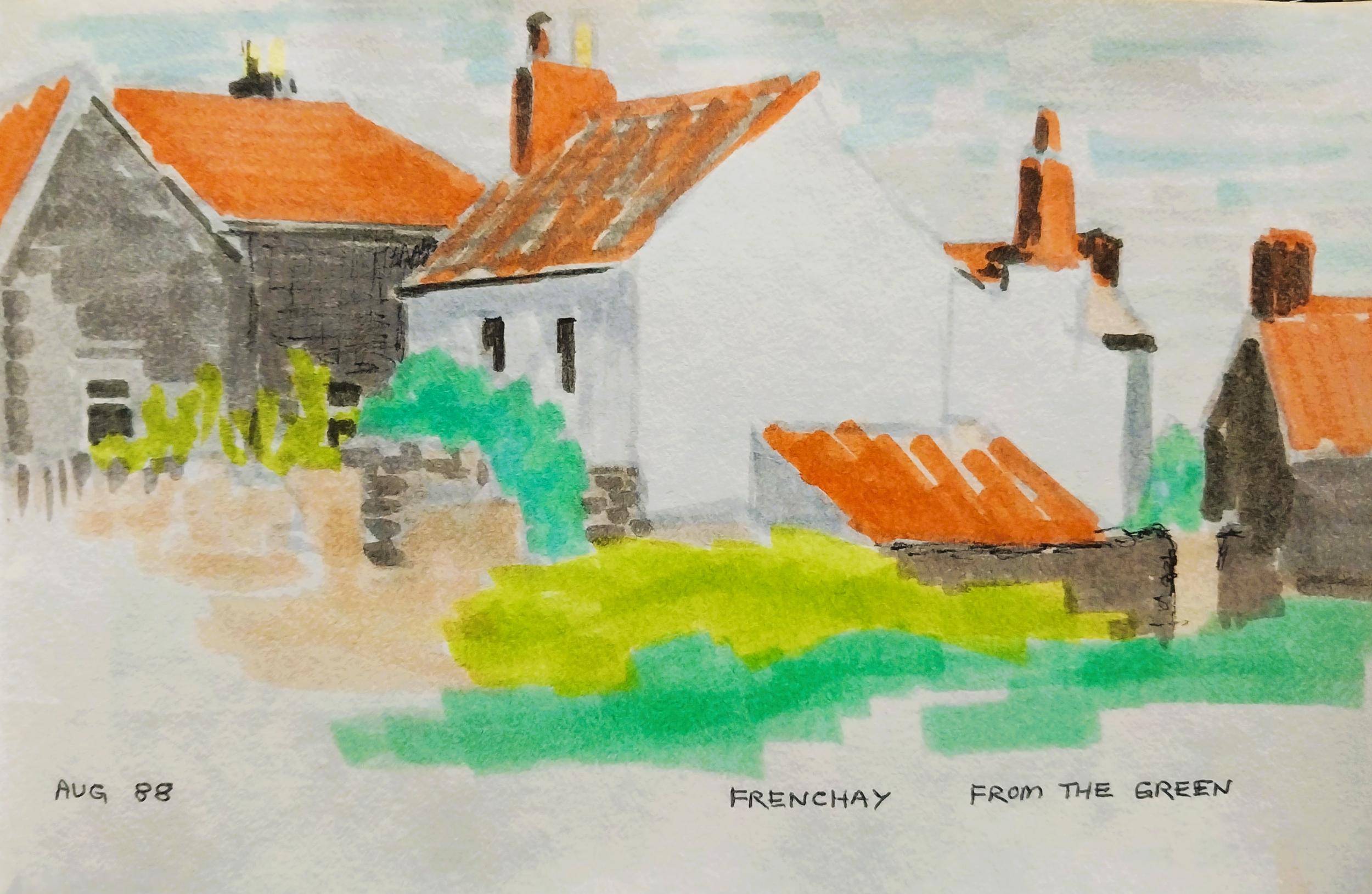 CLIFF COUSINS HOUSE, UK
Ink on paper 8"x10"
//Original NFS 
