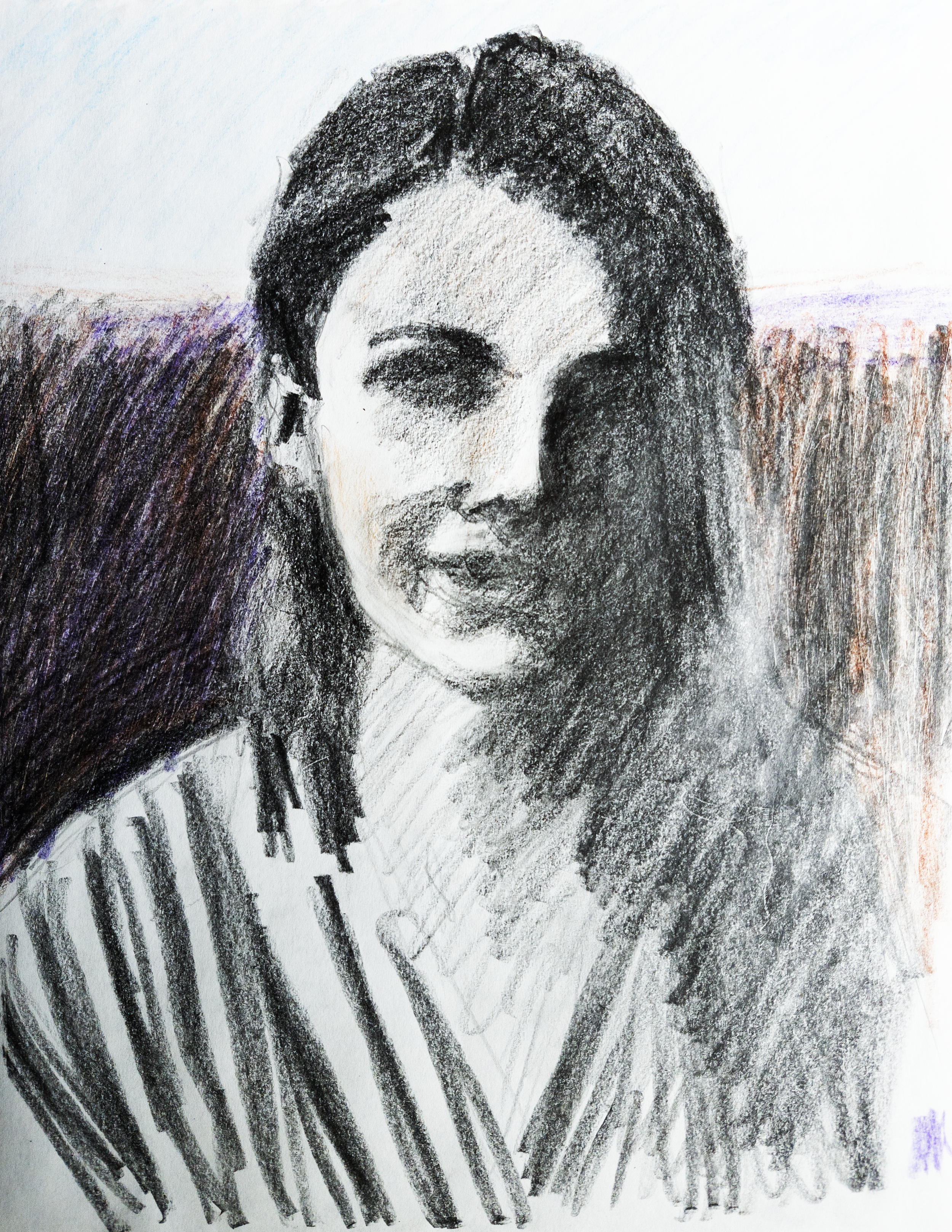 SKETCH OF PHOTO IV
Pencil on paper 12"x9"
//Original NFS 