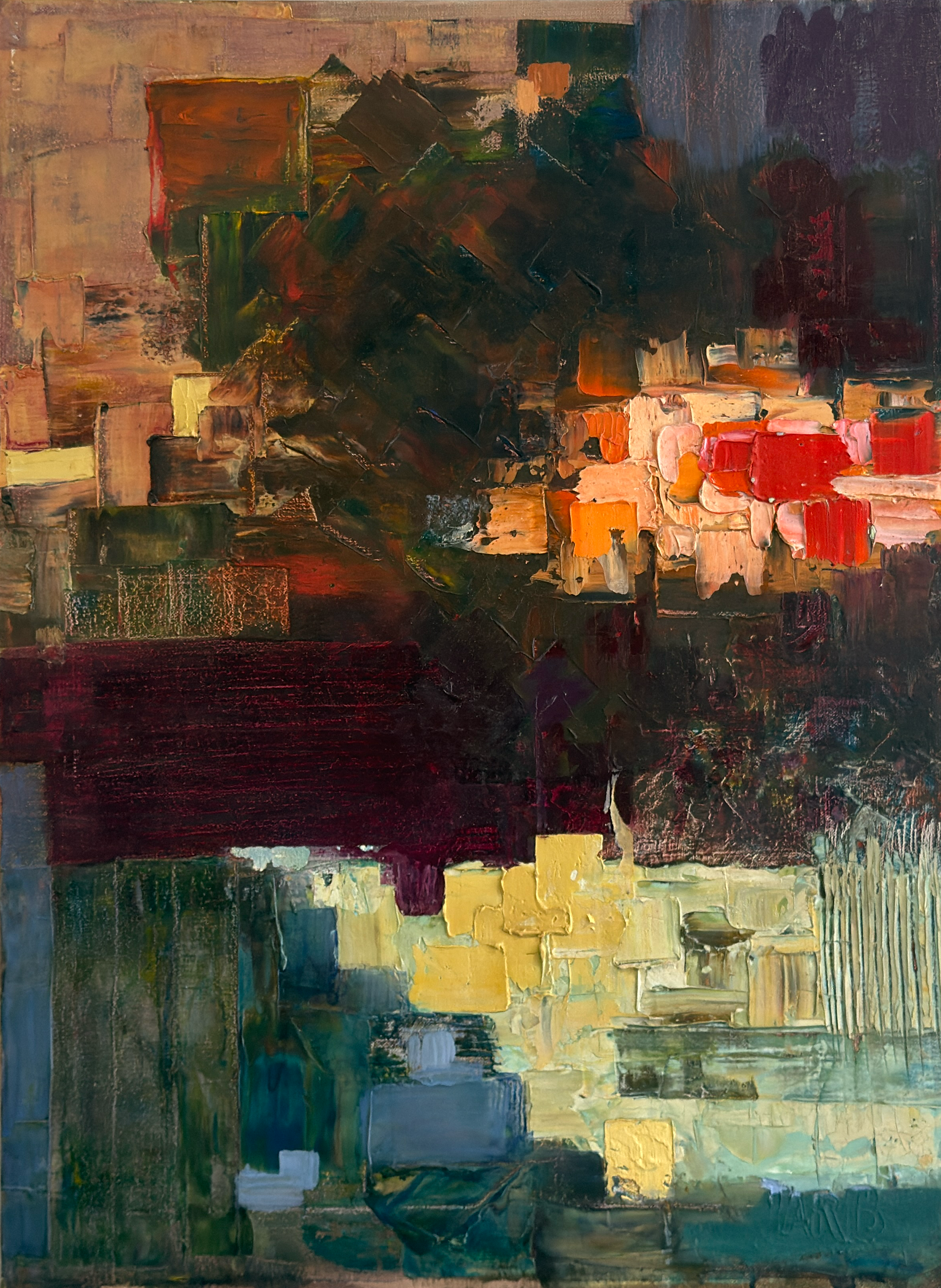 Abstract Squared
Oil on canvas 24"x18"