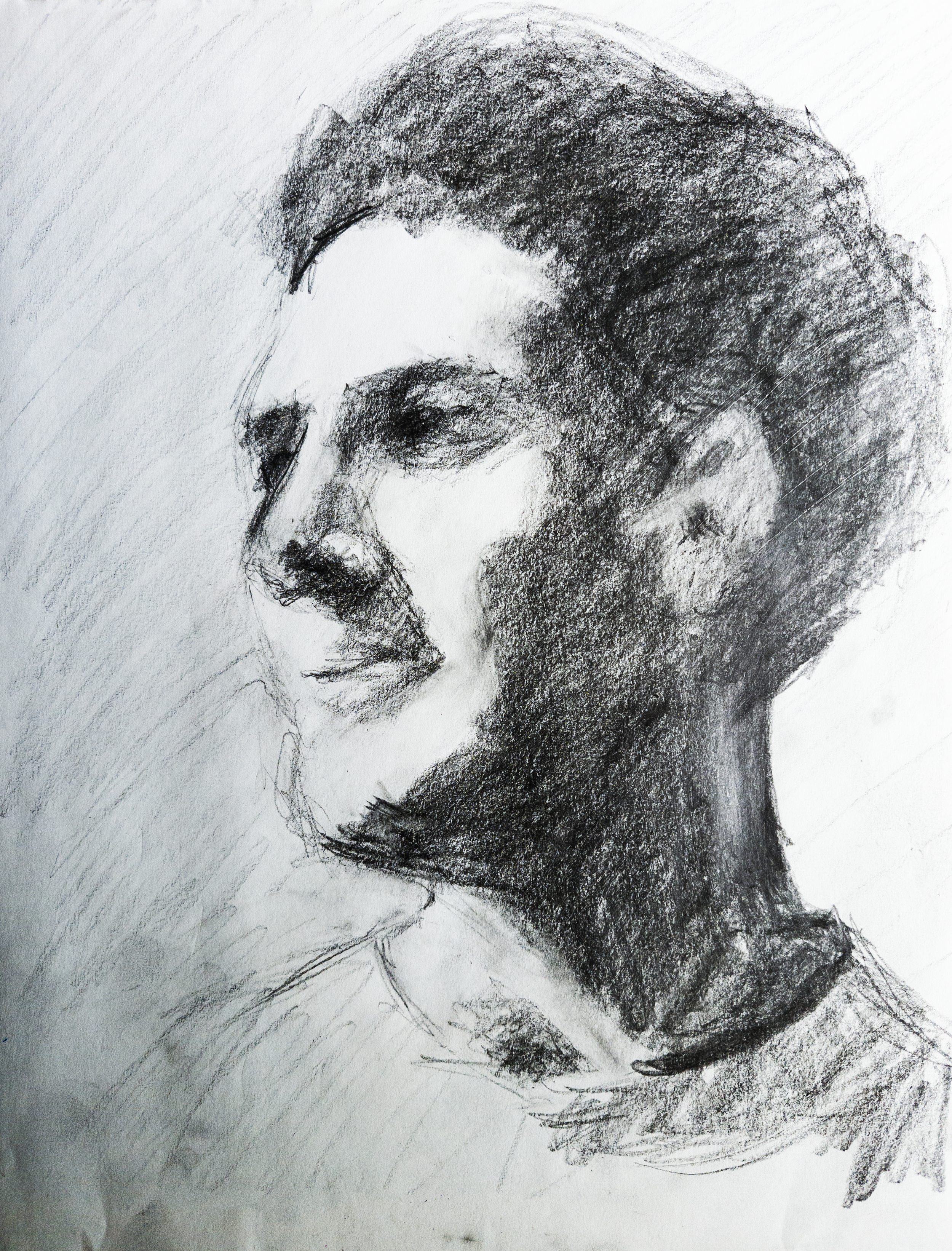 SKETCH OF PHOTO V
Pencil on paper 12"x9"
//Original NFS 