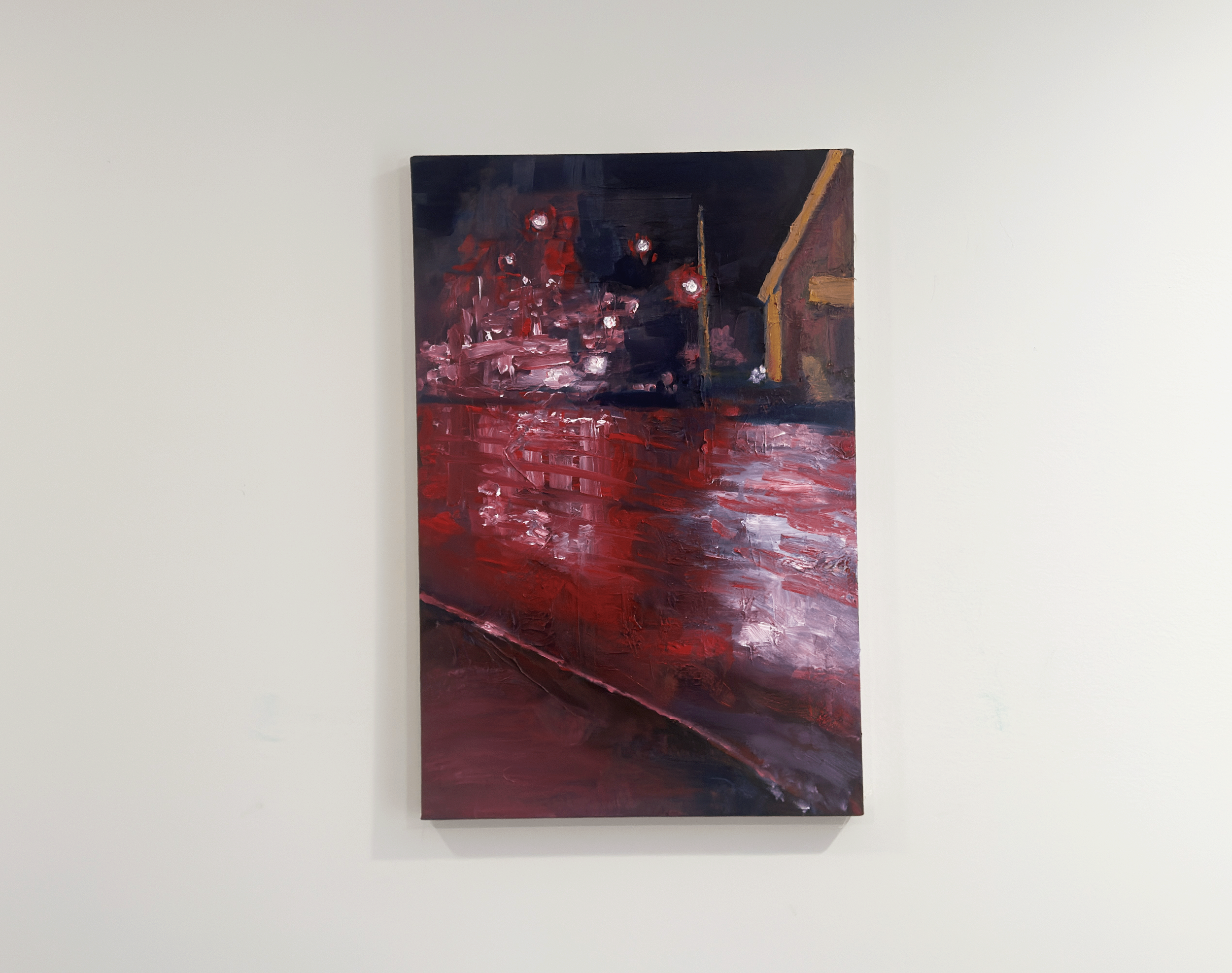 Junction After the Storm, Northampton
Oil on canvas 21"x14"