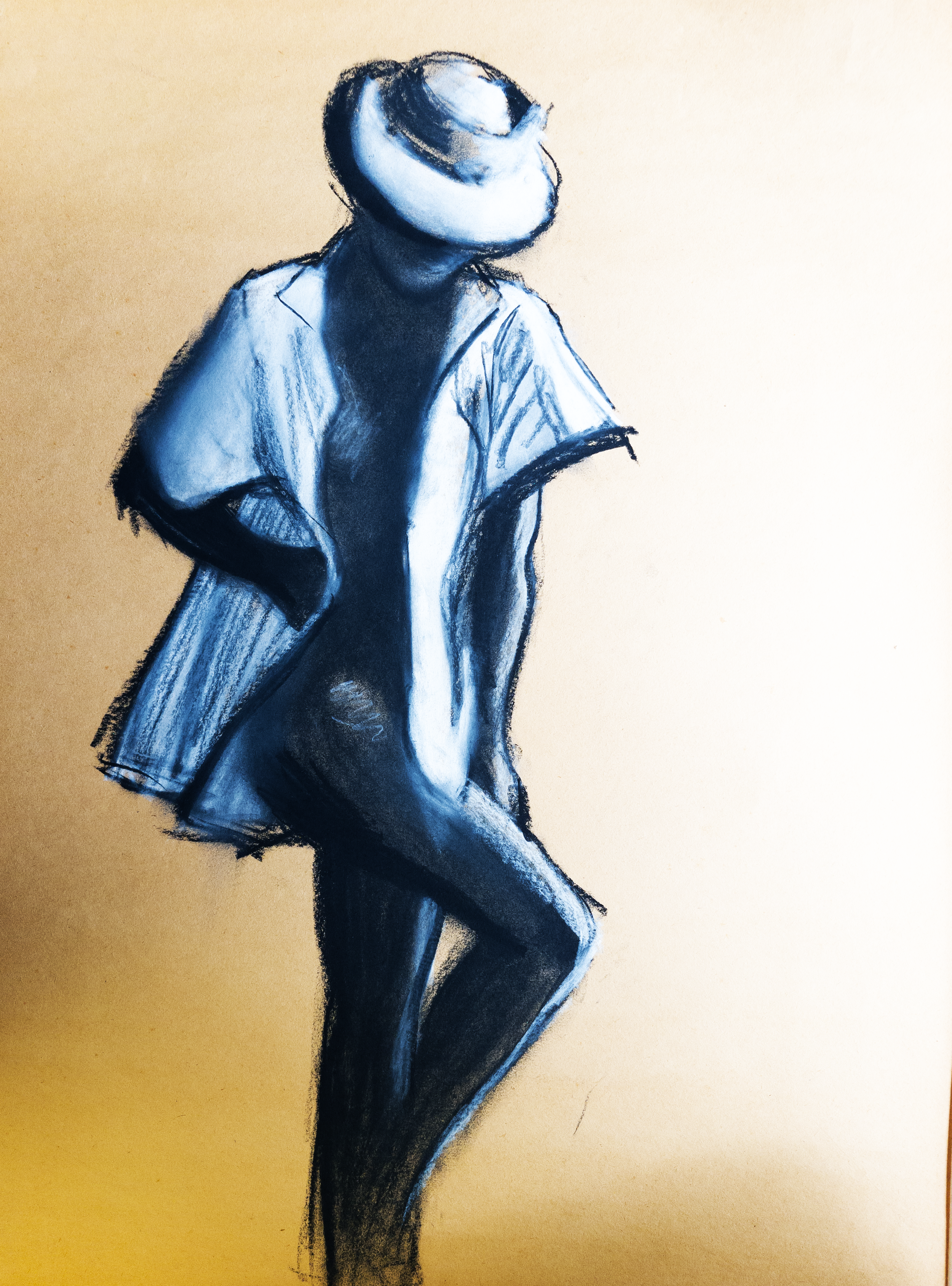 FIGURE STUDY II
Pastel on paper 24"x18"
//Original NFS 