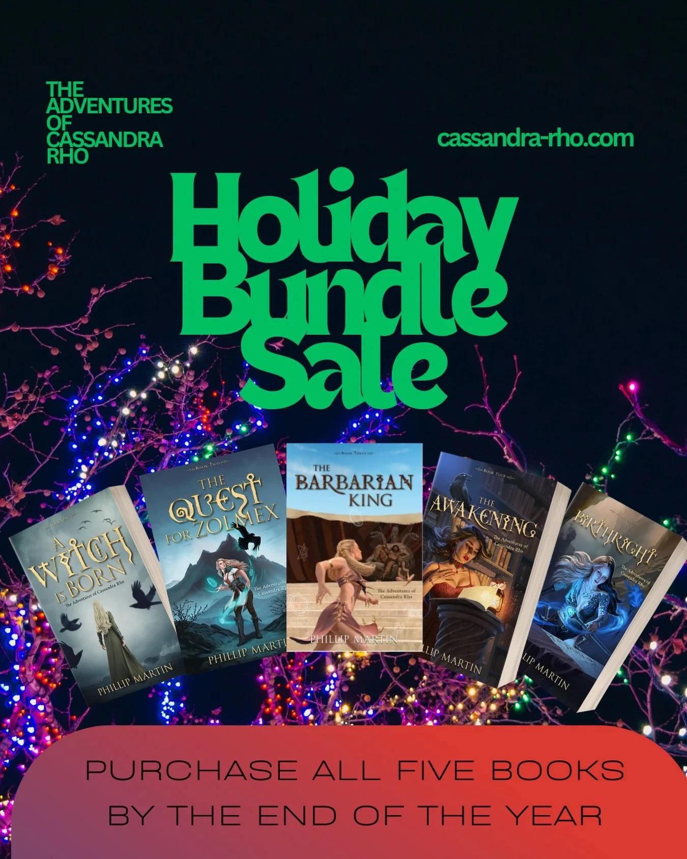 🎄✨ A little holiday reminder&hellip;

My Holiday Book Bundle Sale is still going &mdash; the lowest prices I&rsquo;ve ever offered, through Dec 31.

📚 All 5 books
&bull; Softcovers: $65 (tax included)
&bull; Hardcovers: $100 (tax included)
📦 Shipp