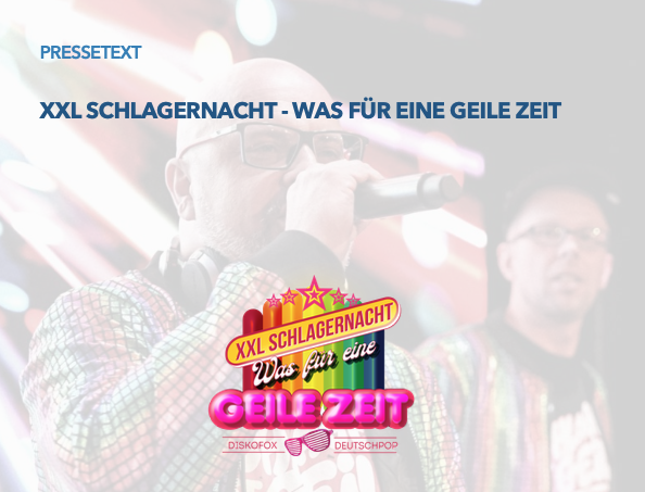 PDF XXL Schlagernacht Pressetext