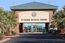 Car rental pickup at St George Regional Airport near Zion