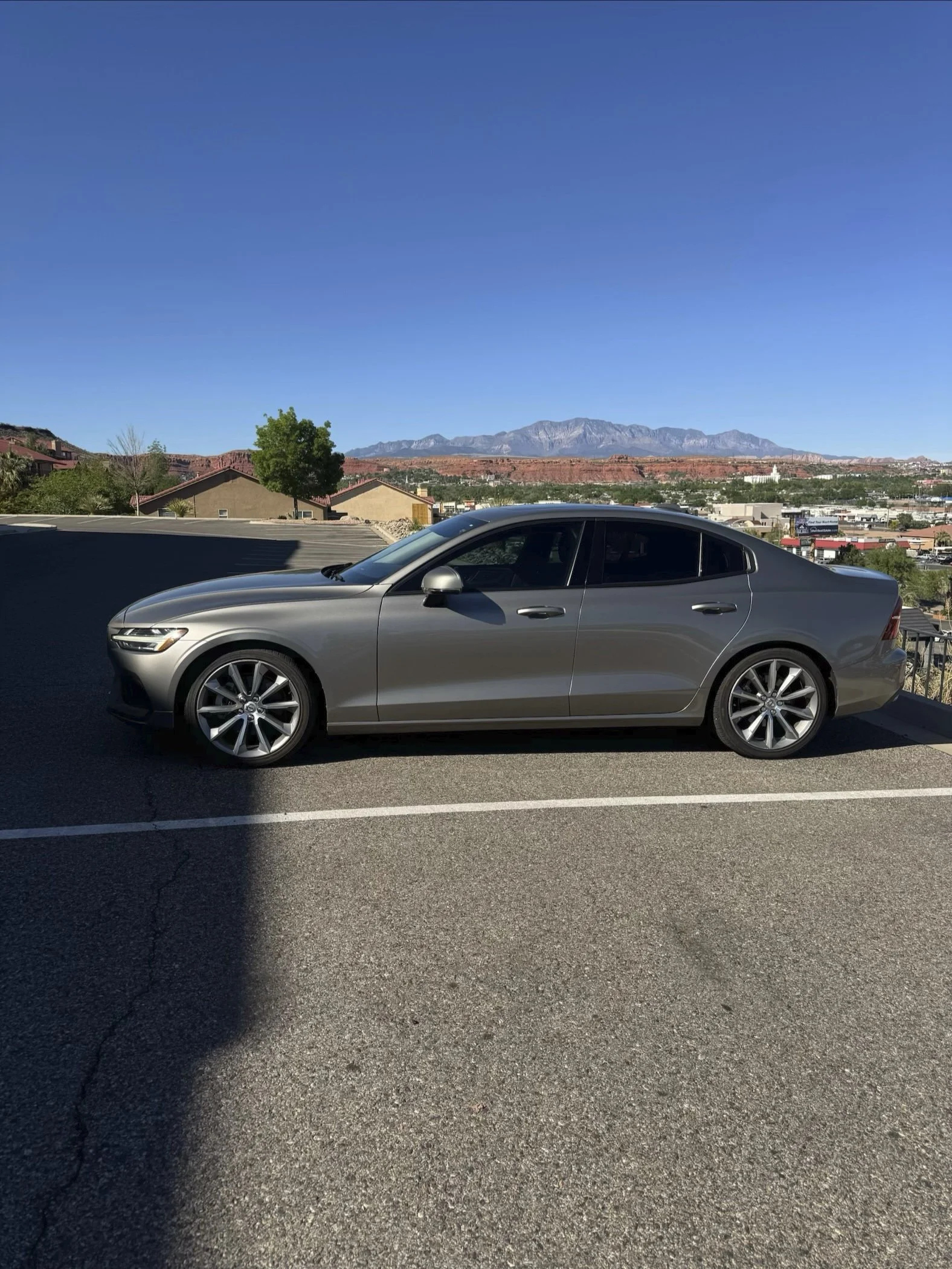 Luxury car rental near Zion National Park Volvo sedan