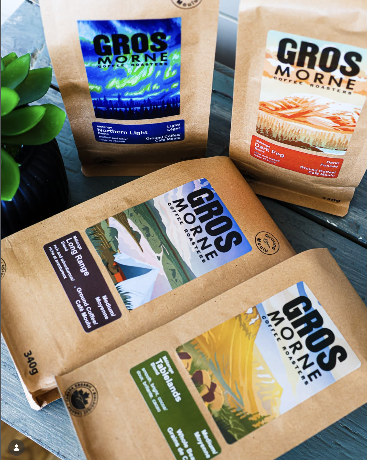 At Gros Morne Coffee Roasters, we source only fairly traded, organic beans because that's the right thing to do.  We are a 100% Certified Organic roaster 