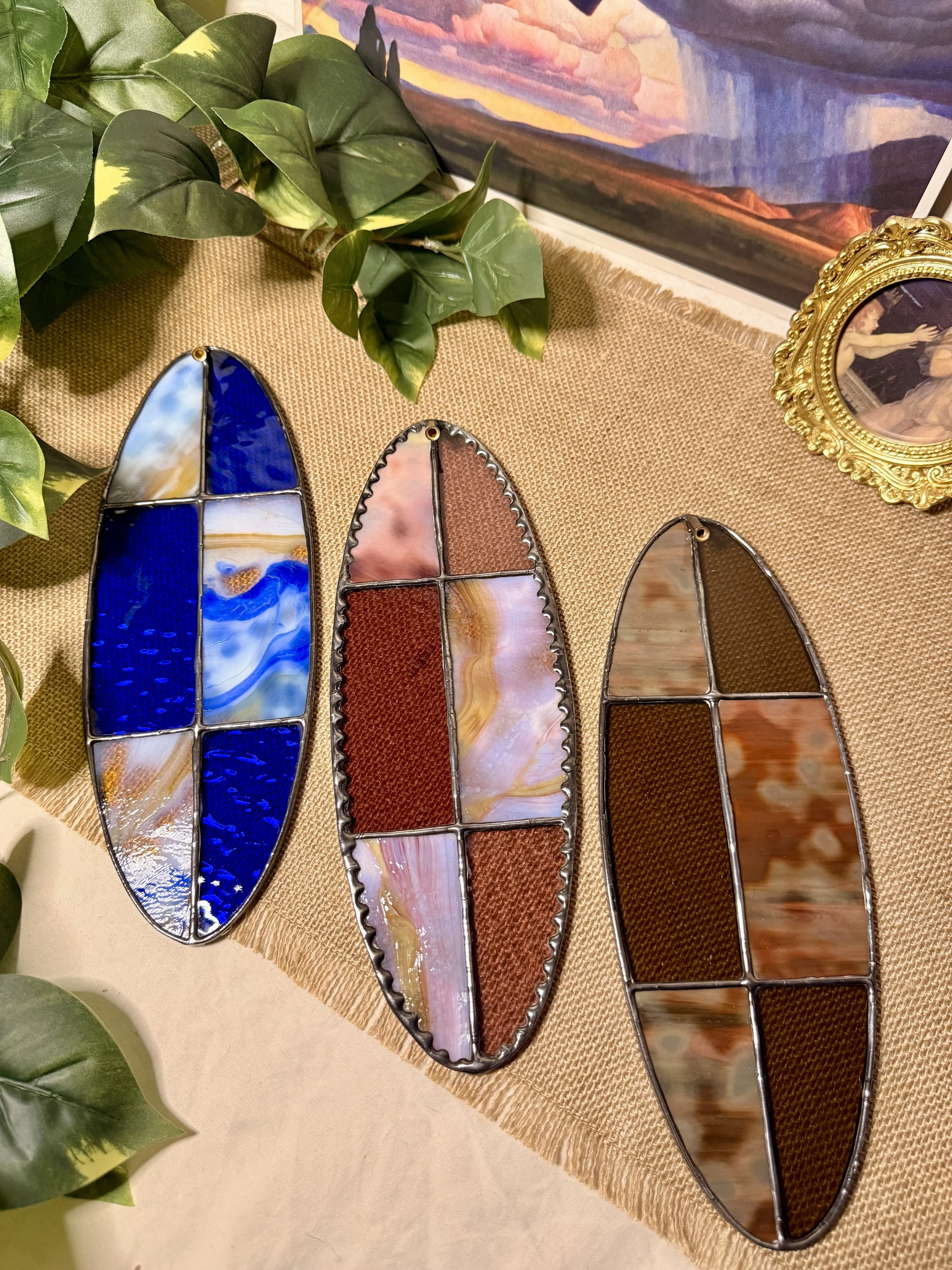 Checkered Incense Base