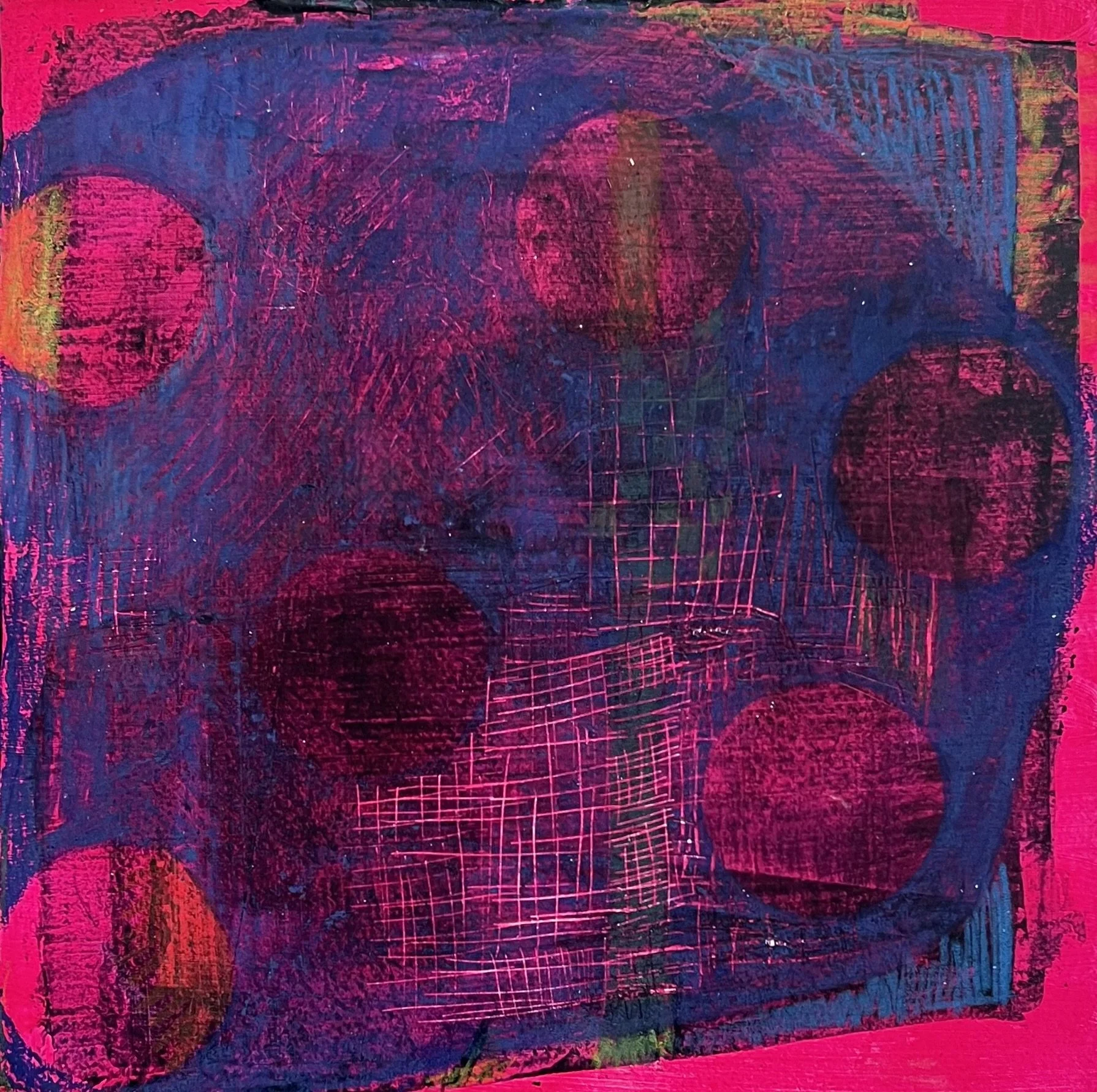 Hot Pink Polka Dots