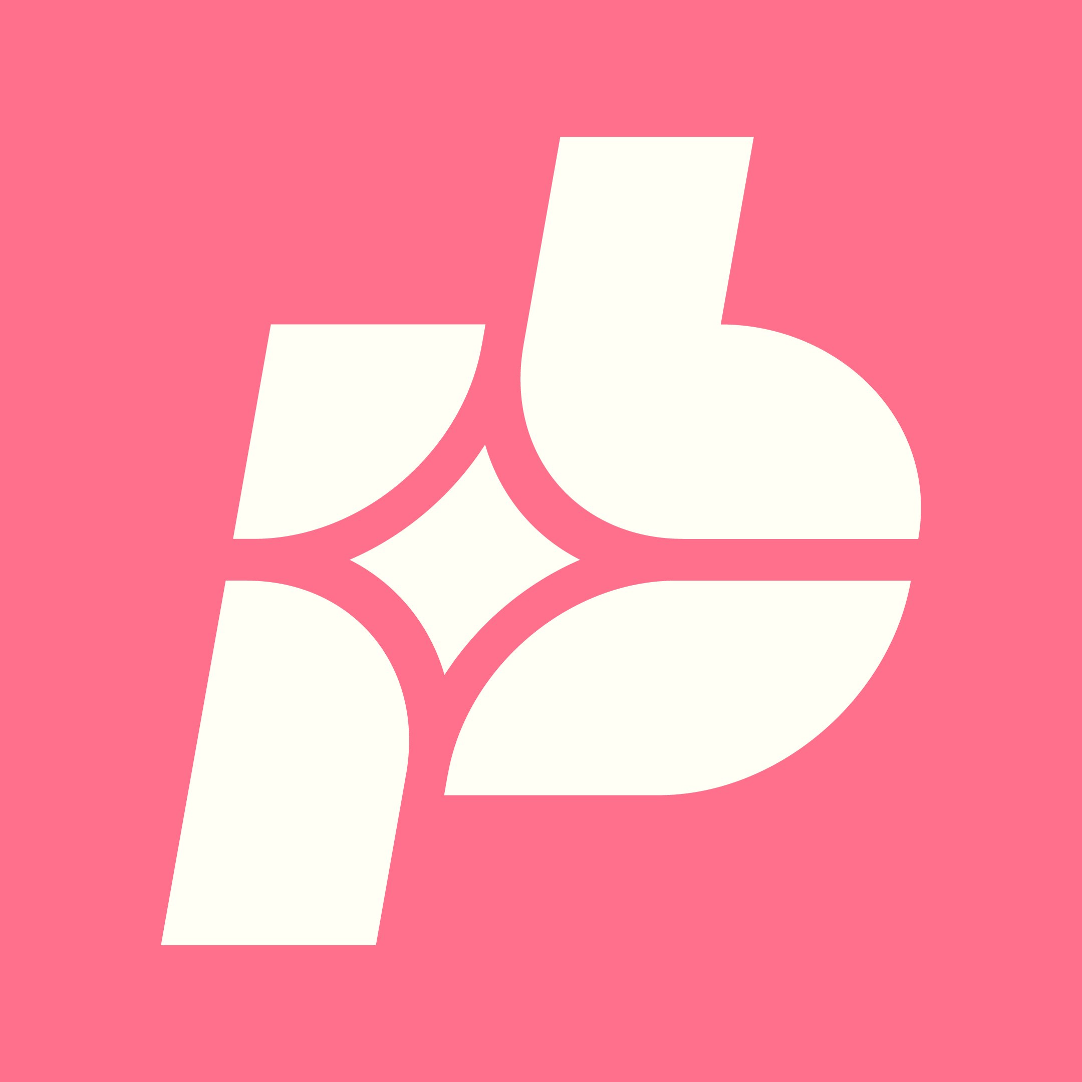 Close-up of white bold text on a pink background, partially visible, with a stylized or decorative font.
