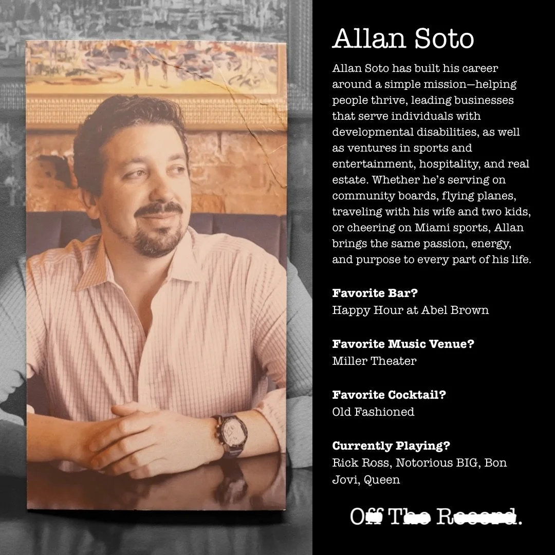 Meet The Team, pt 3: Allan Soto has built his career around a simple mission&mdash;helping people thrive, leading businesses that serve individuals with developmental disabilities, as well as ventures in sports and entertainment, hospitality, and rea