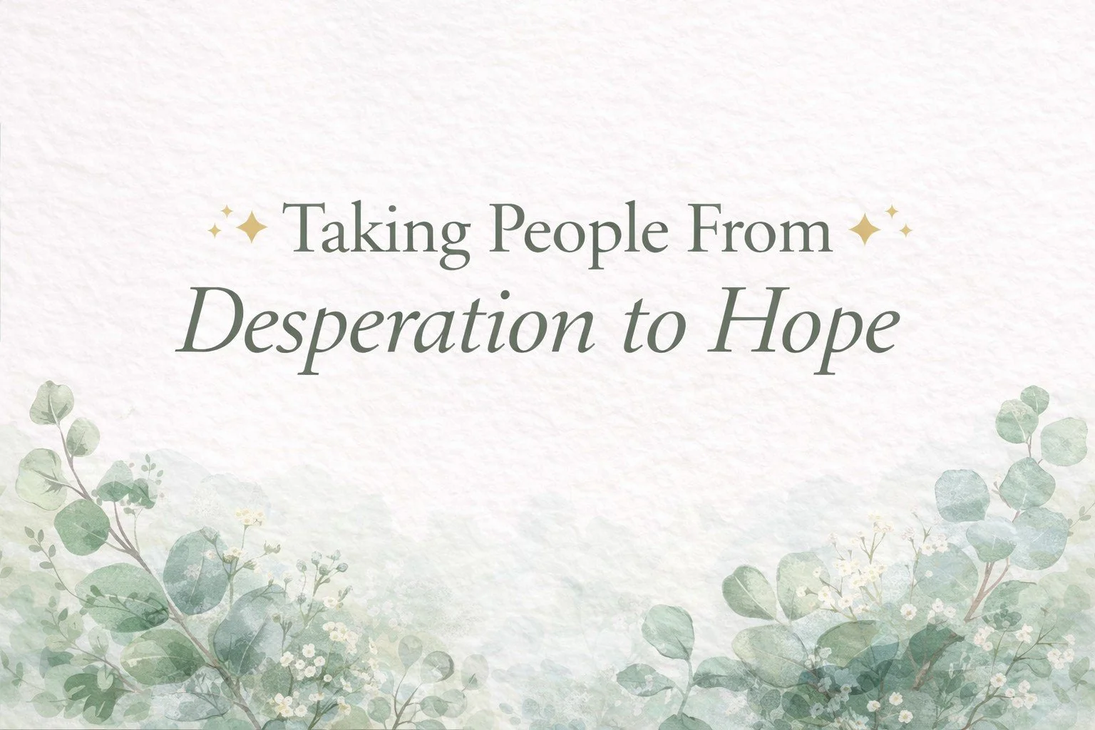 Taking people from desperation to hope – Carrie Dennis Counseling Center