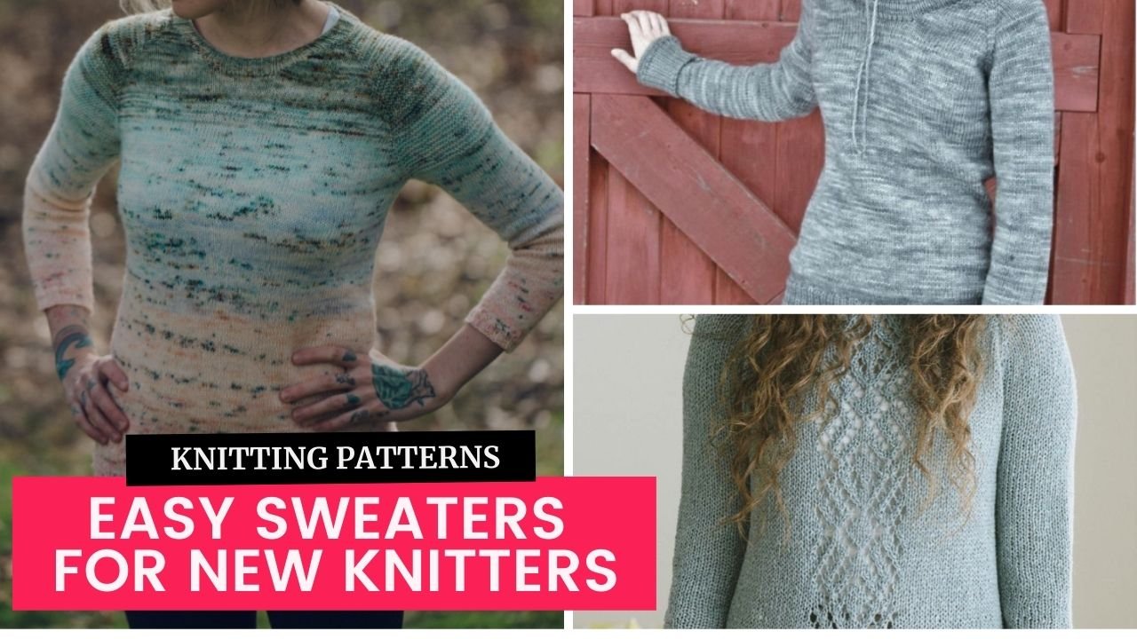 8 Simple Sweater Patterns for Beginner Knitters