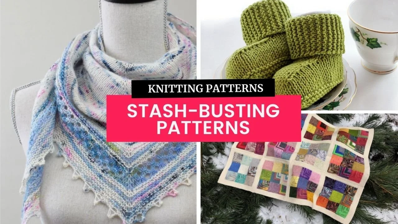 20 Stash Busting Knitting Patterns
