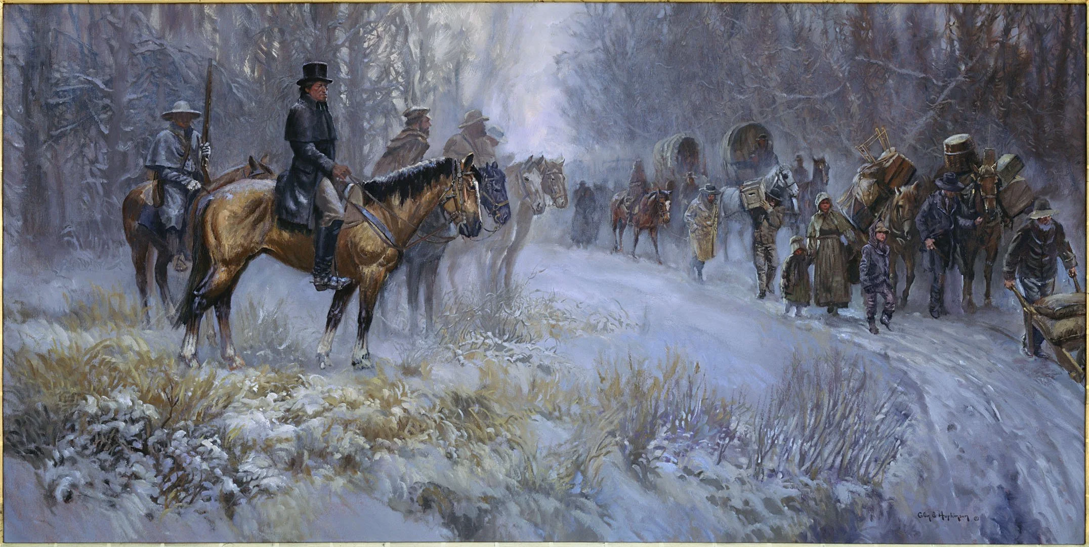 Forging Onward, Ever Onward  30x60  SOLD