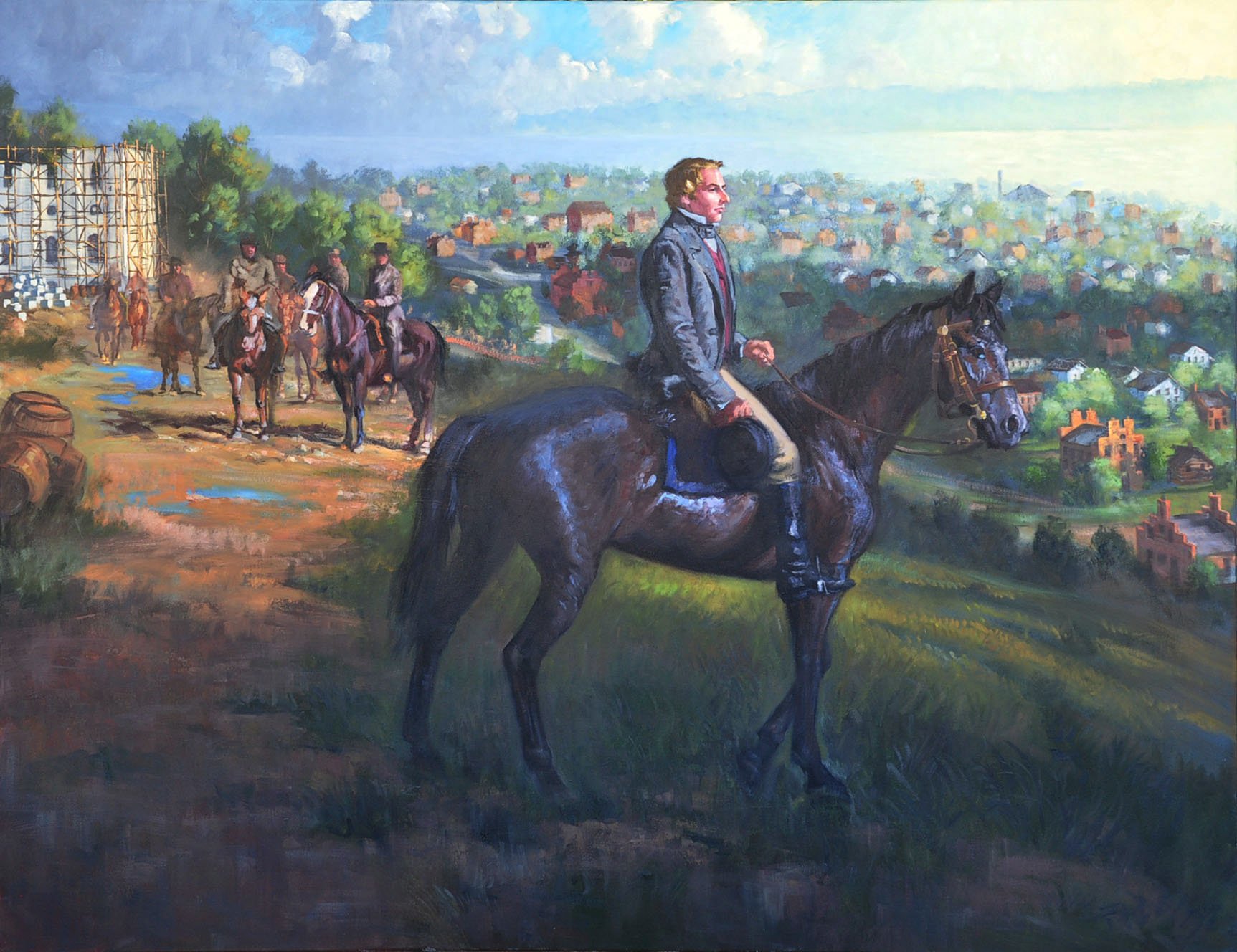 The Last Goodby 36x48 oil painting $15,000
available