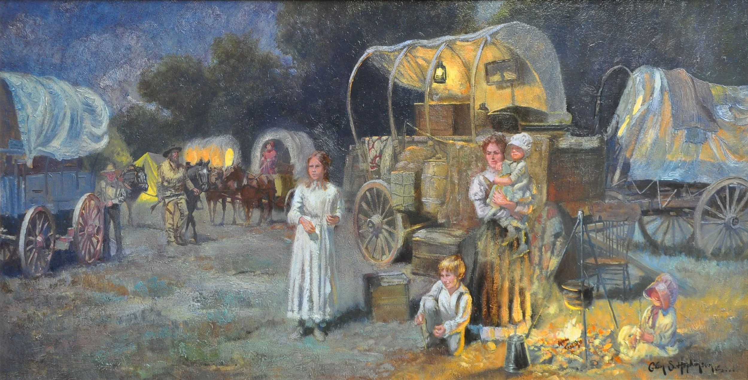 Evening Camp  18x36  $5200  
Available