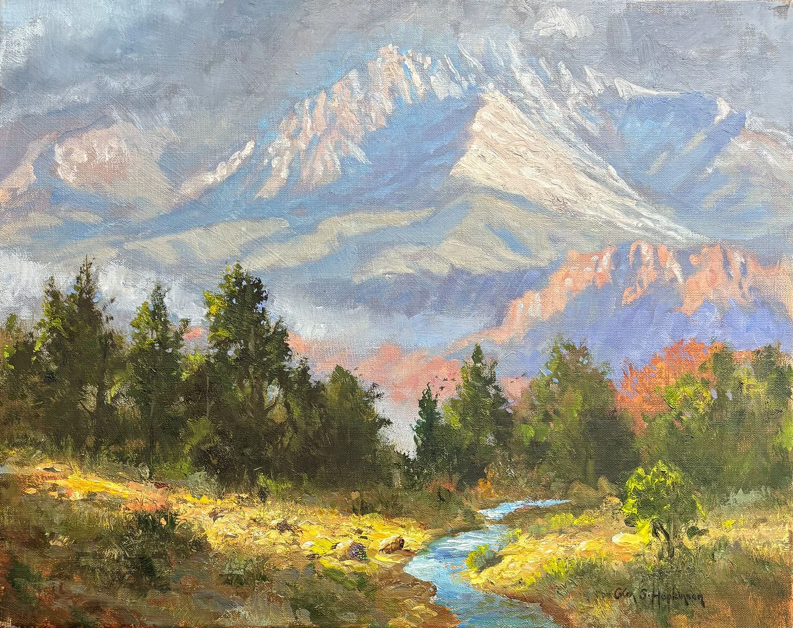 Mountain Majesty  16x20 oil painting
Available 