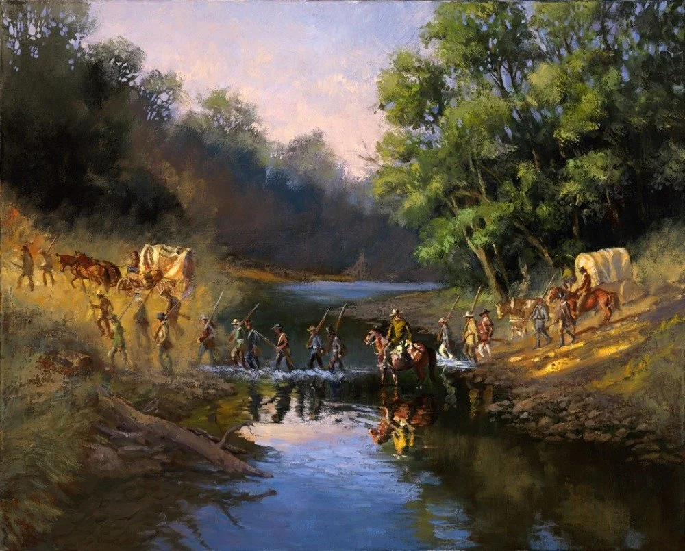 March To Zion  oil  24x30  Sold
giclees available