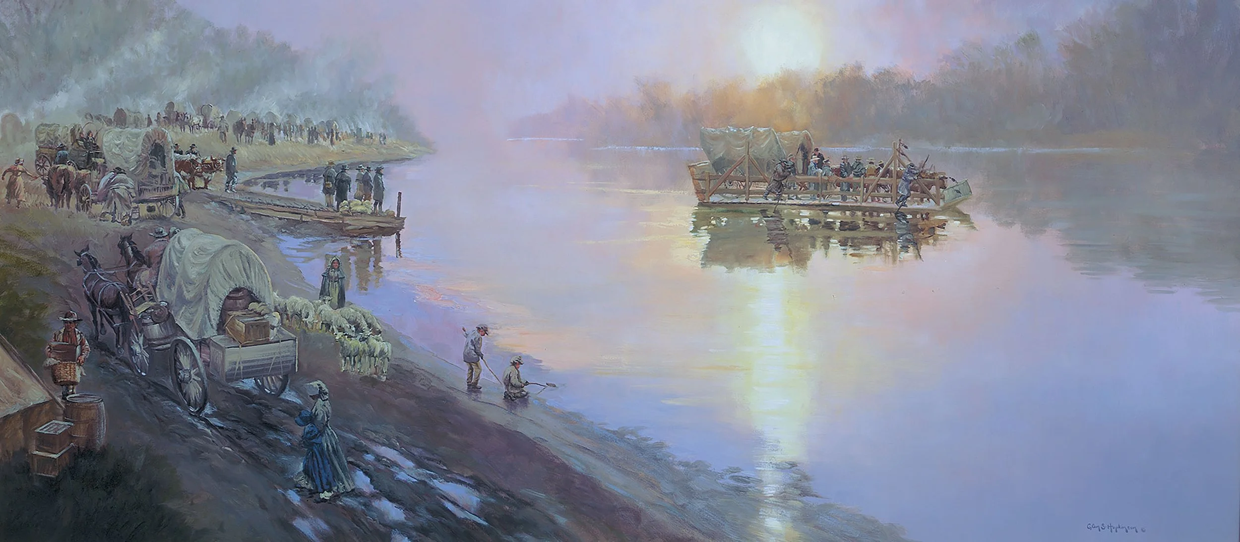 Days to Cross  30x60  SOLD