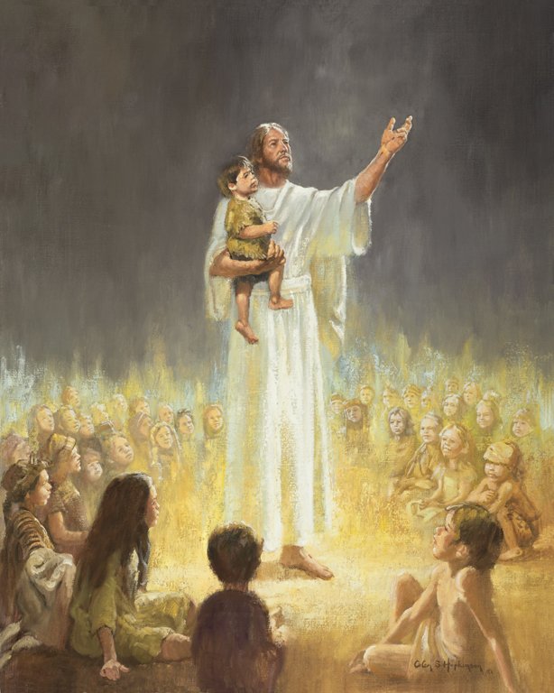 Blessing the Children 30x24 oil   $6300 
Prints available