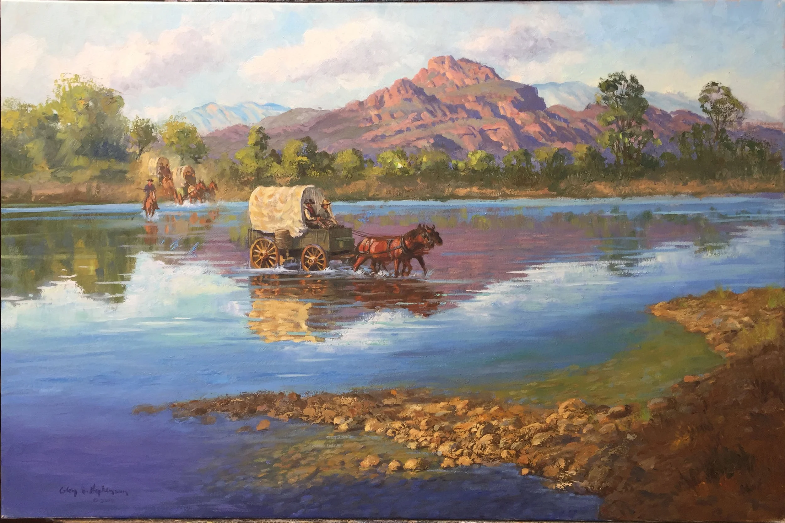 Red Mountain Crossing  24x36 Sold