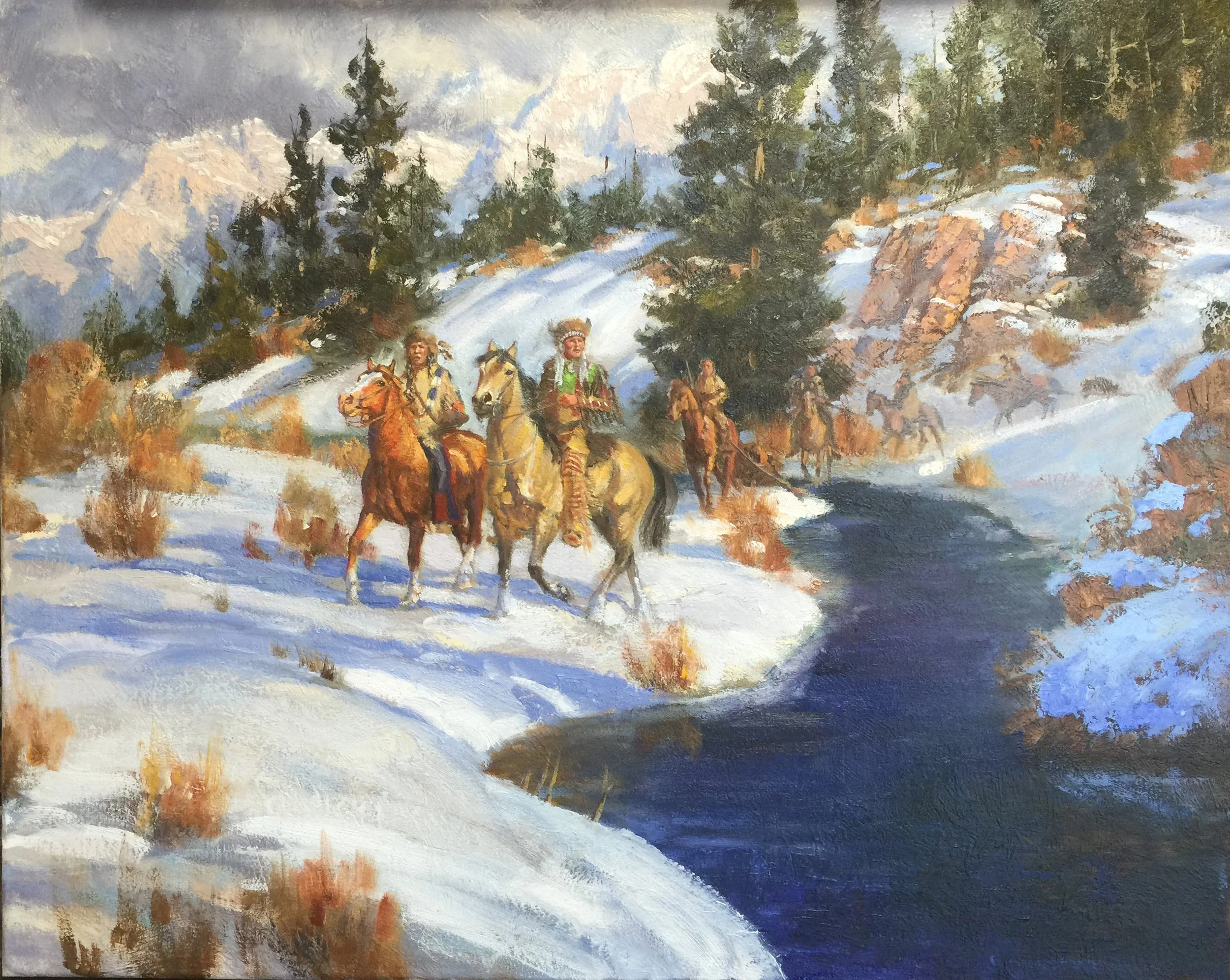 Following the Game  24x30
Available