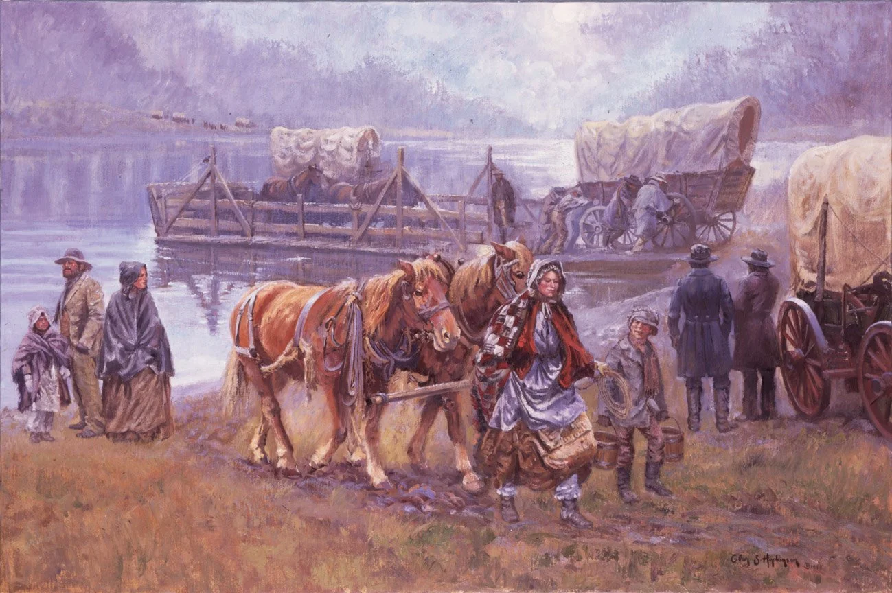 Momma's Team  oil  24x36  sold