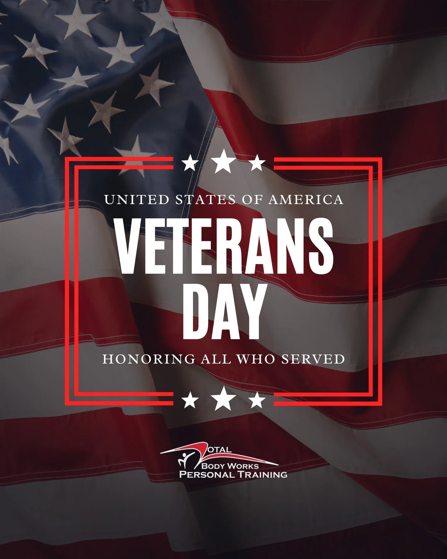 Thank you Veterans! We salute you not only today, but everyday.