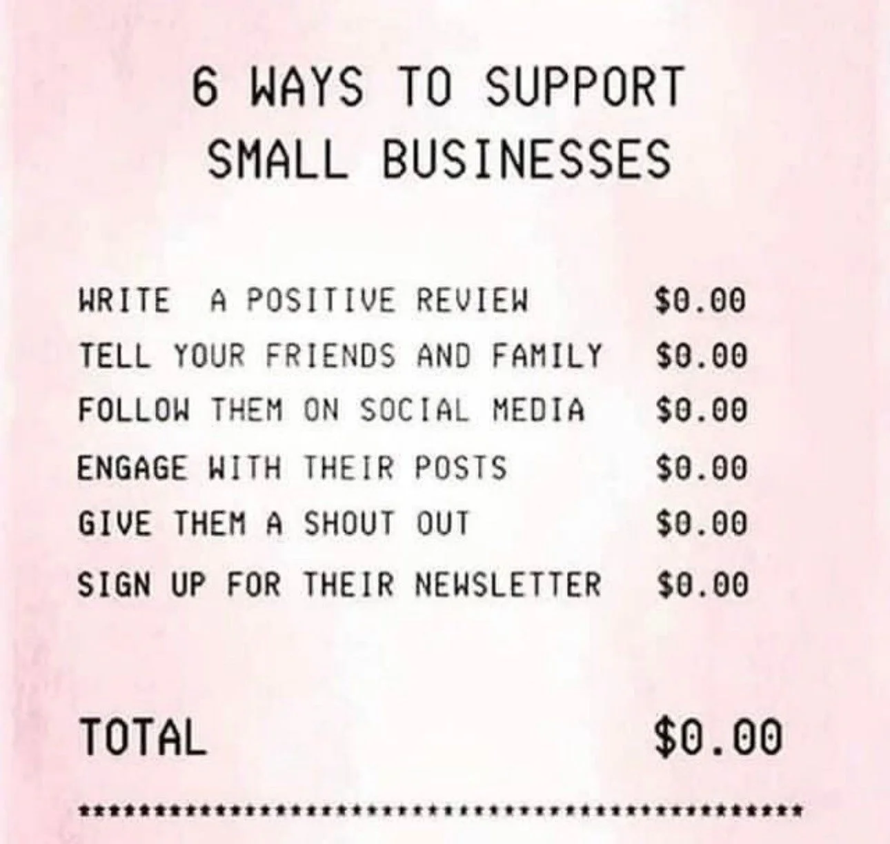Small businesses help our communities thrive and survive. Please do your part and show some love to a small business you're grateful for.