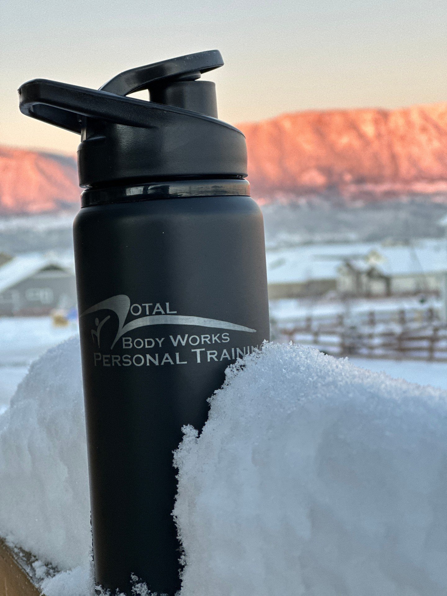 Well, that was fun. How much snow did everyone get? A friend sent us this cool pic of &quot;a half a water bottle worth&quot; in Monument.