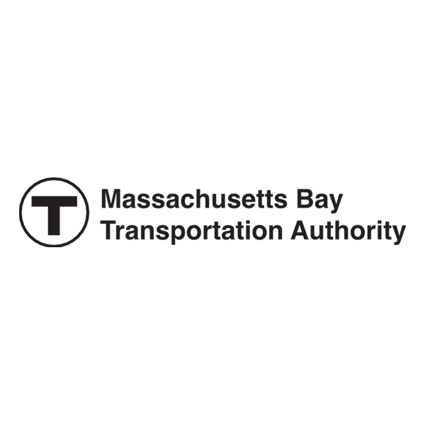 Logo of Massachusetts Bay Transportation Authority with a large 'T' inside a circle and the text 'Massachusetts Bay Transportation Authority'.