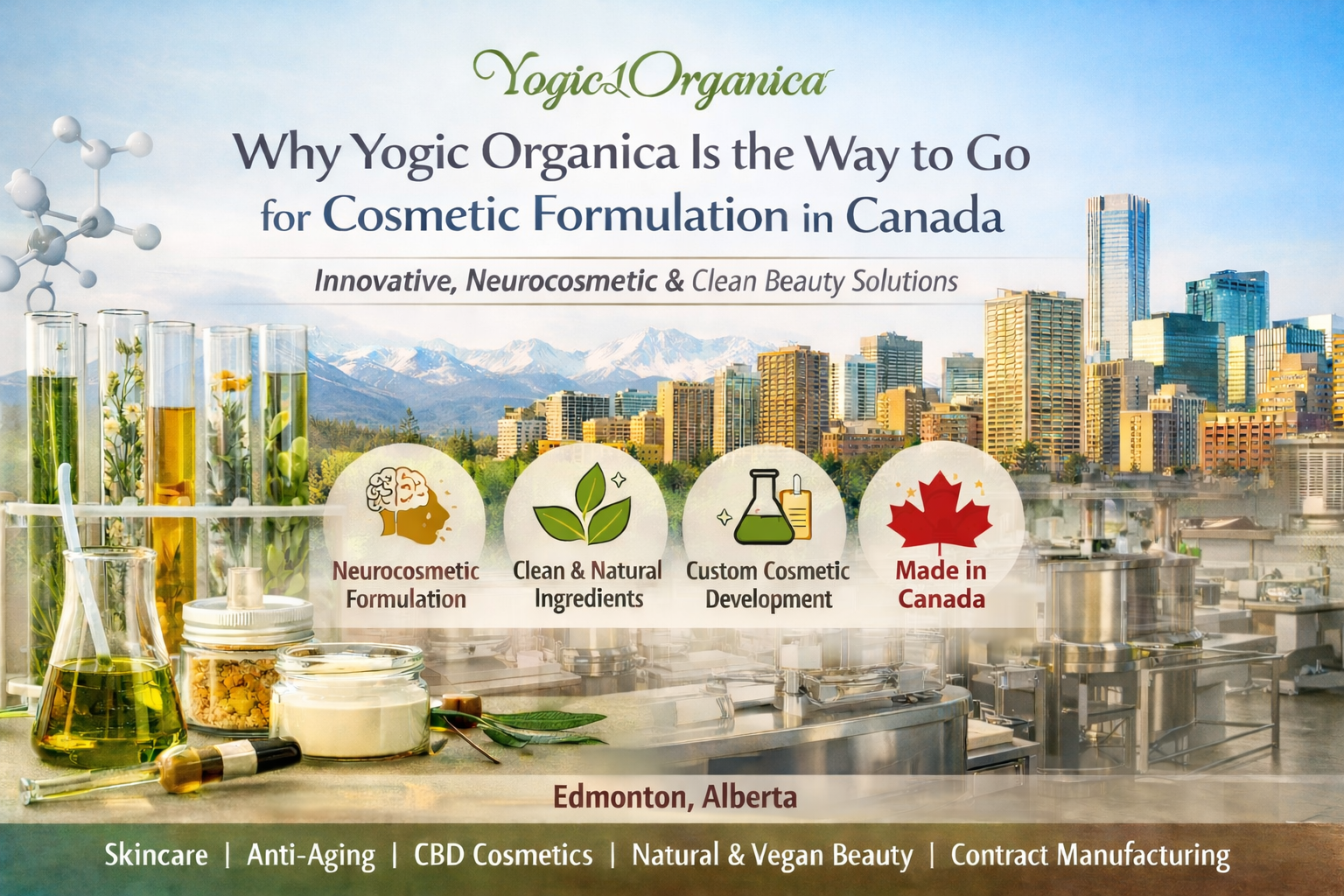 Why Yogic Organica Is the Top Cosmetic Formulation Company in Canada🌿 