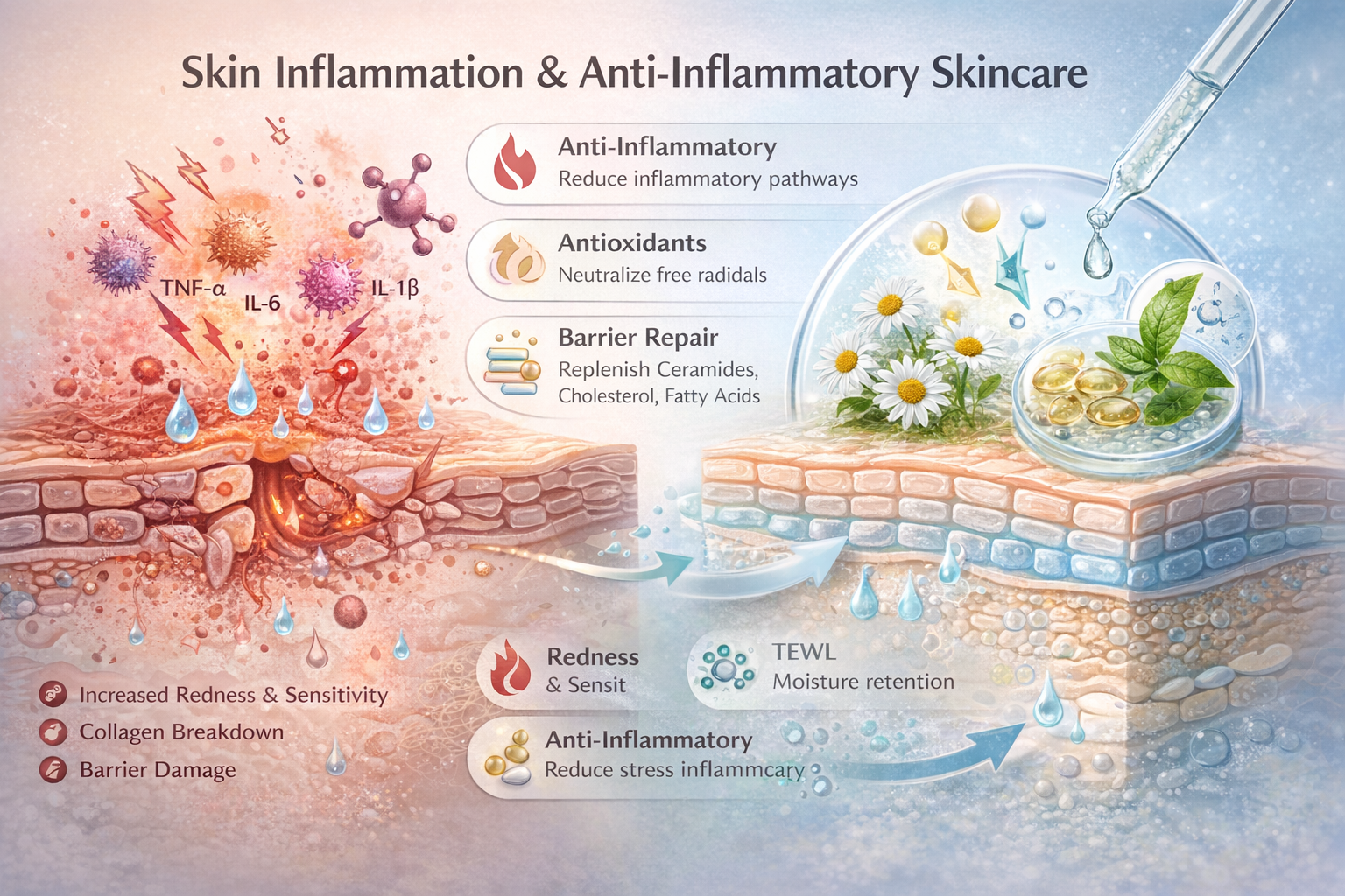 Anti-Inflammatory Skincare: The Science Behind Calm, Resilient Skin🌿 