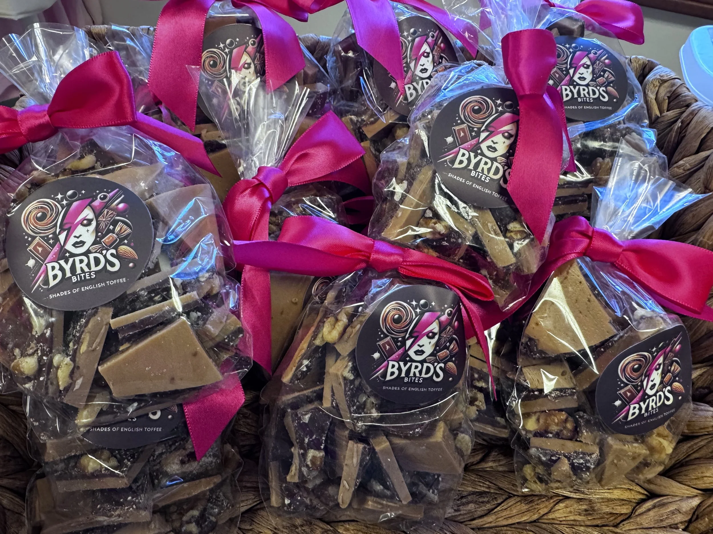 Byrd's Bites Toffee - ten 5 oz. bags