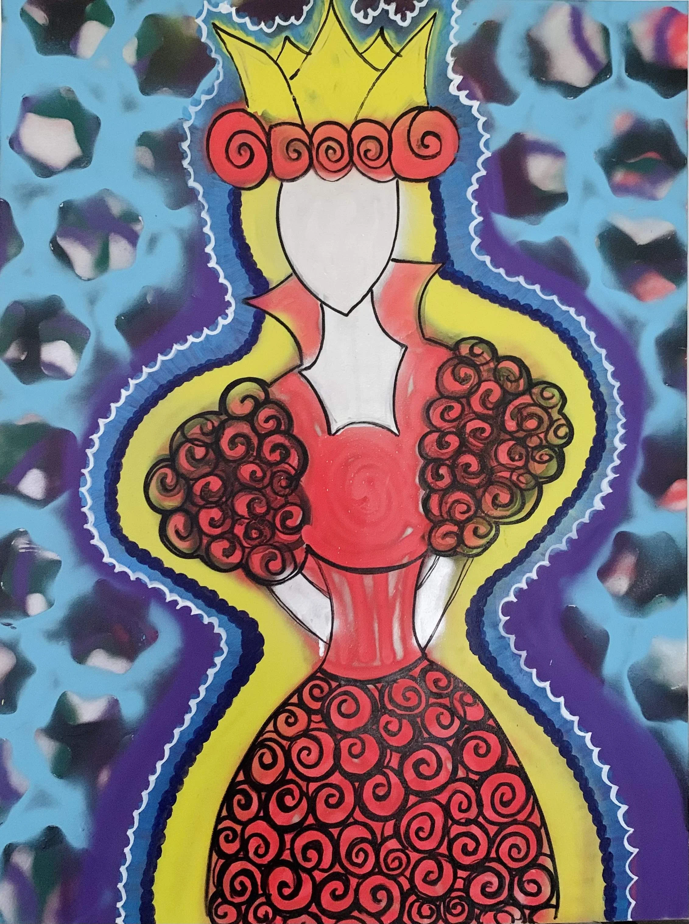 Shadow Rose, 2020, Aerosol