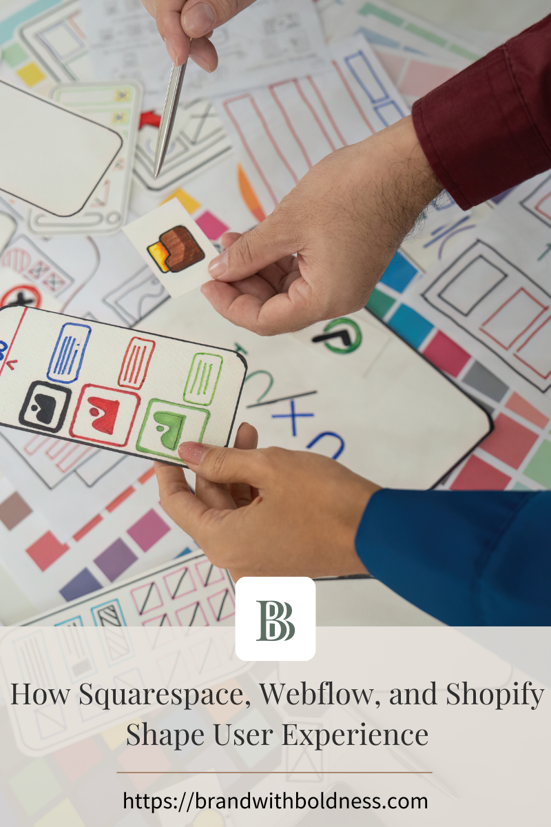 How Squarespace, Webflow, and Shopify Shape User Experience