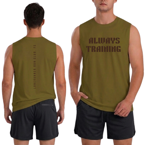 The "Always Training" Cut-Off Performance Tee