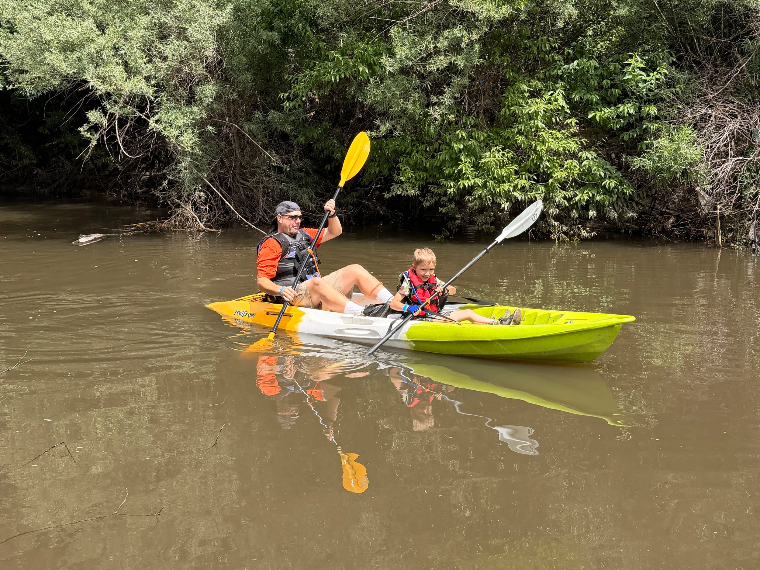 A river, a nervous moment, and a community finding its flow