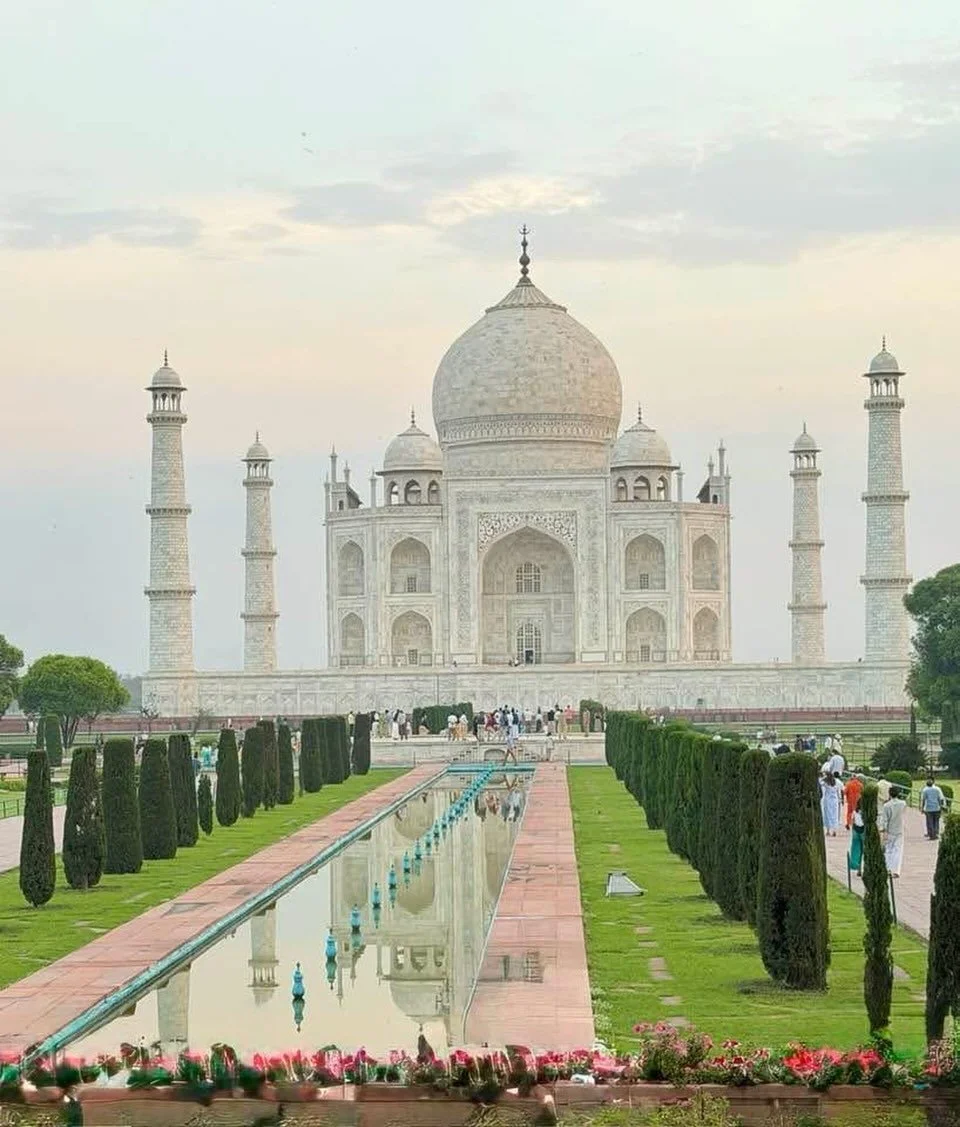 There&rsquo;s something about the Taj Mahal at sunrise that never loses its magic no matter how many times you&rsquo;ve been.
And trust me, we&rsquo;ve done this more times than we can count! 

Arriving in the quiet of early morning, before the huge 