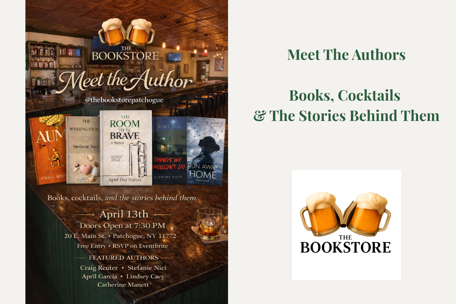 Meet The Authors: Books, Cocktails &amp; The Stories Behind Them