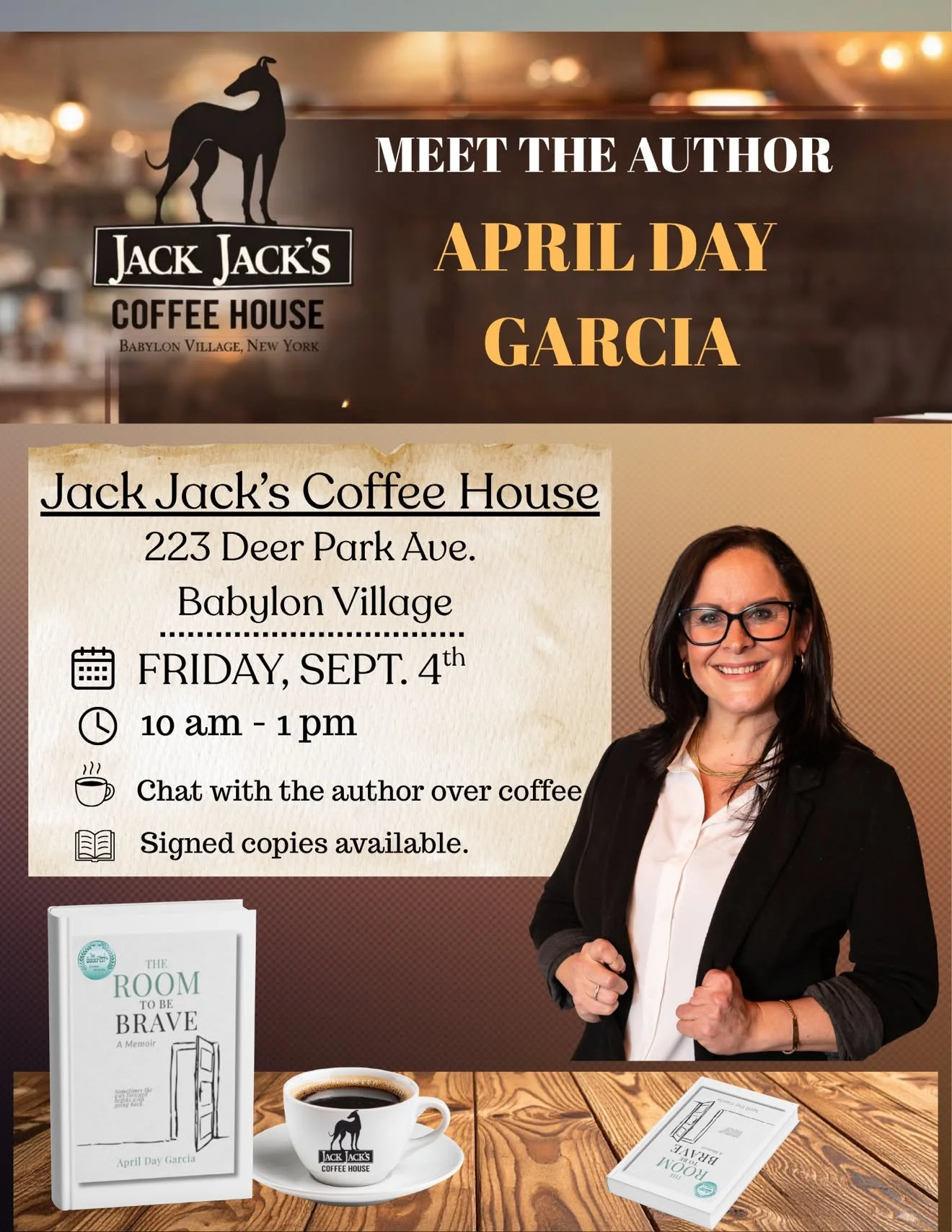 Coffee and Conversation with April Day Garcia