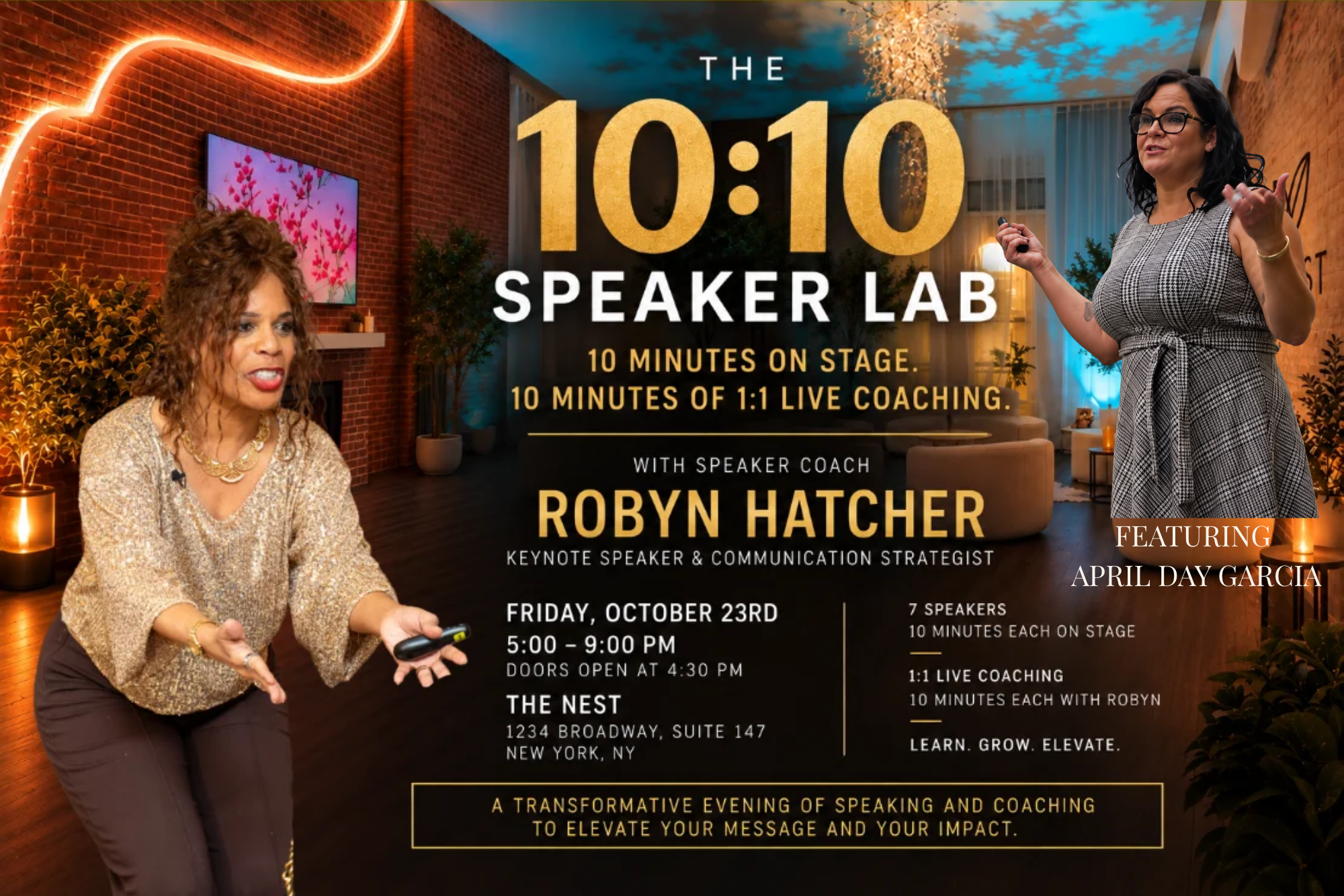 She's Got the Mic: 10-10 Speaker Lab