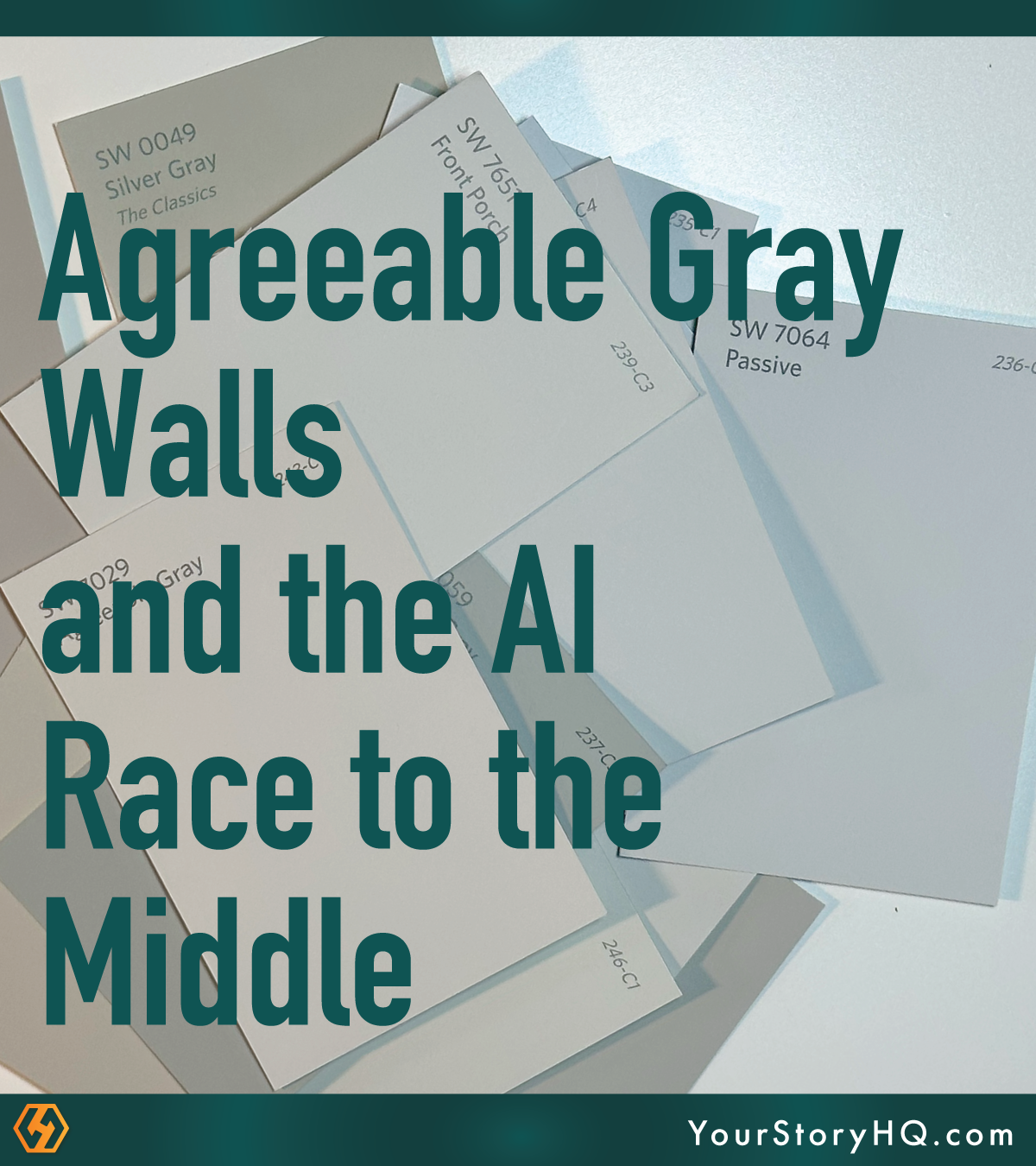 Agreeable Gray Walls and the AI Race to the Middle